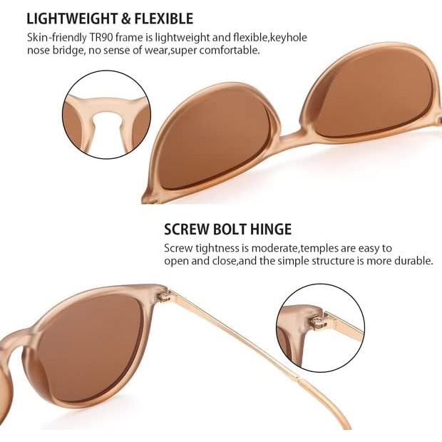 Gafas de sol CHBP unisex retro polarizadas UV400 3 colores