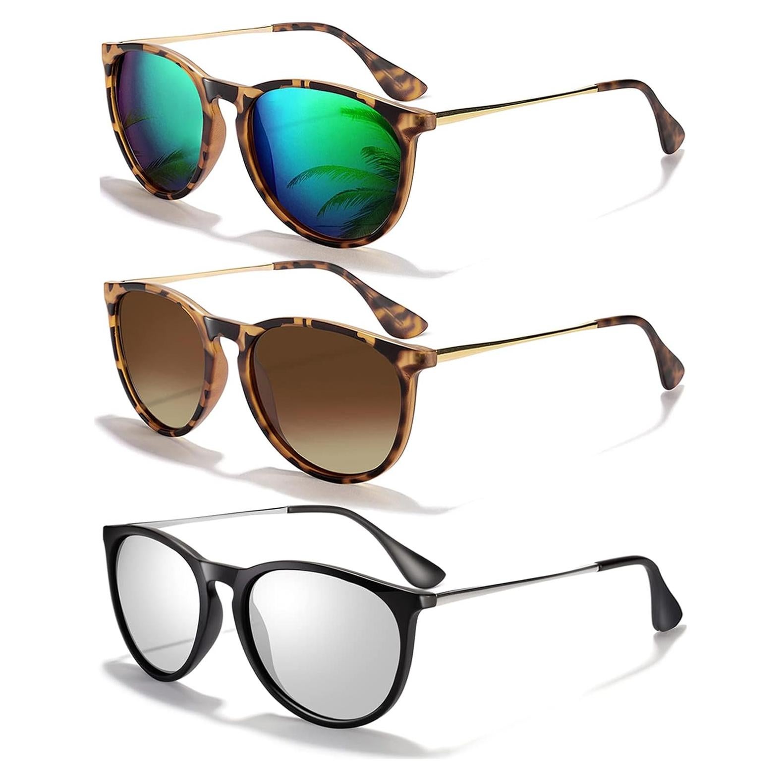 Gafas de sol CHBP unisex retro polarizadas UV400 3 colores