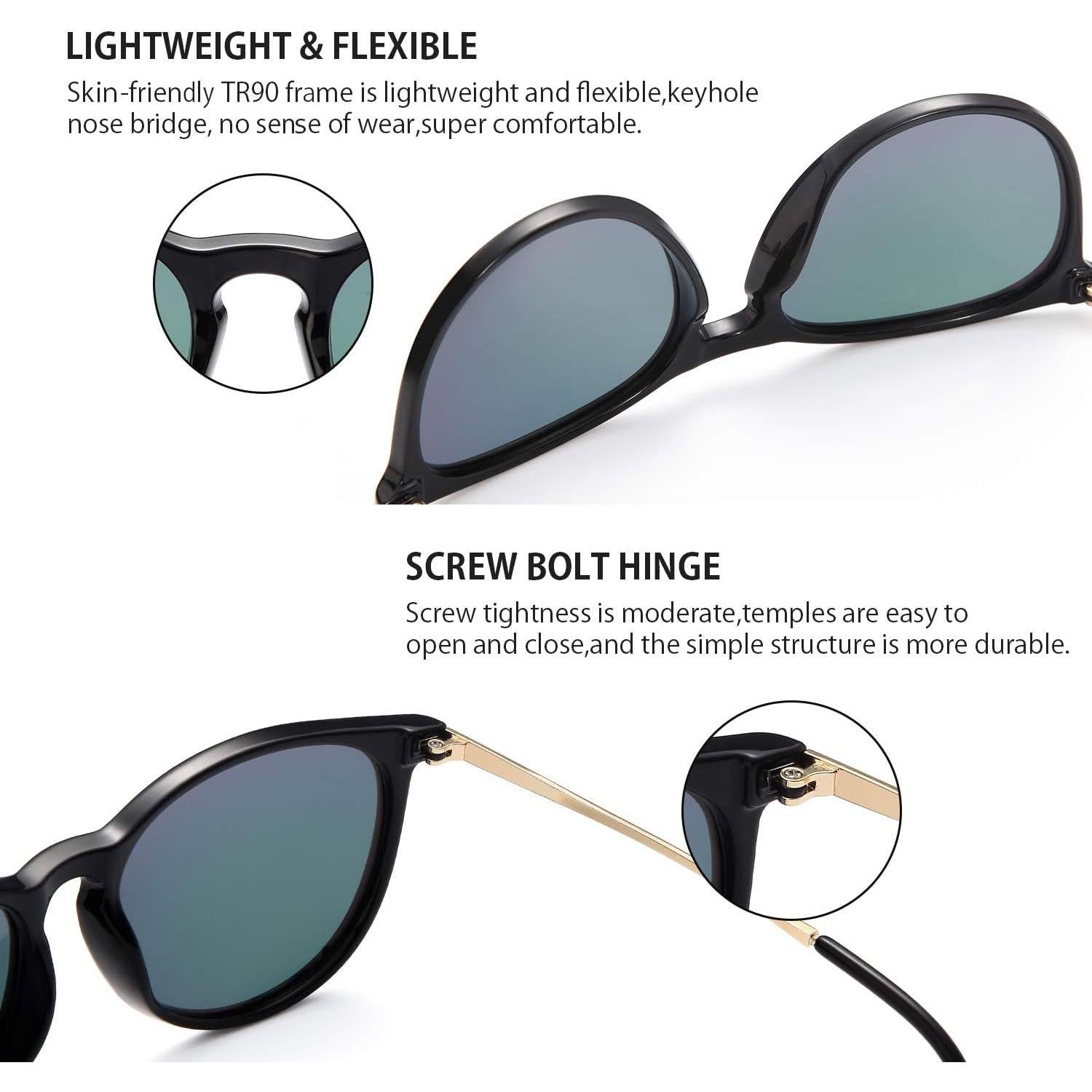 Gafas de sol CHBP unisex retro polarizadas UV400