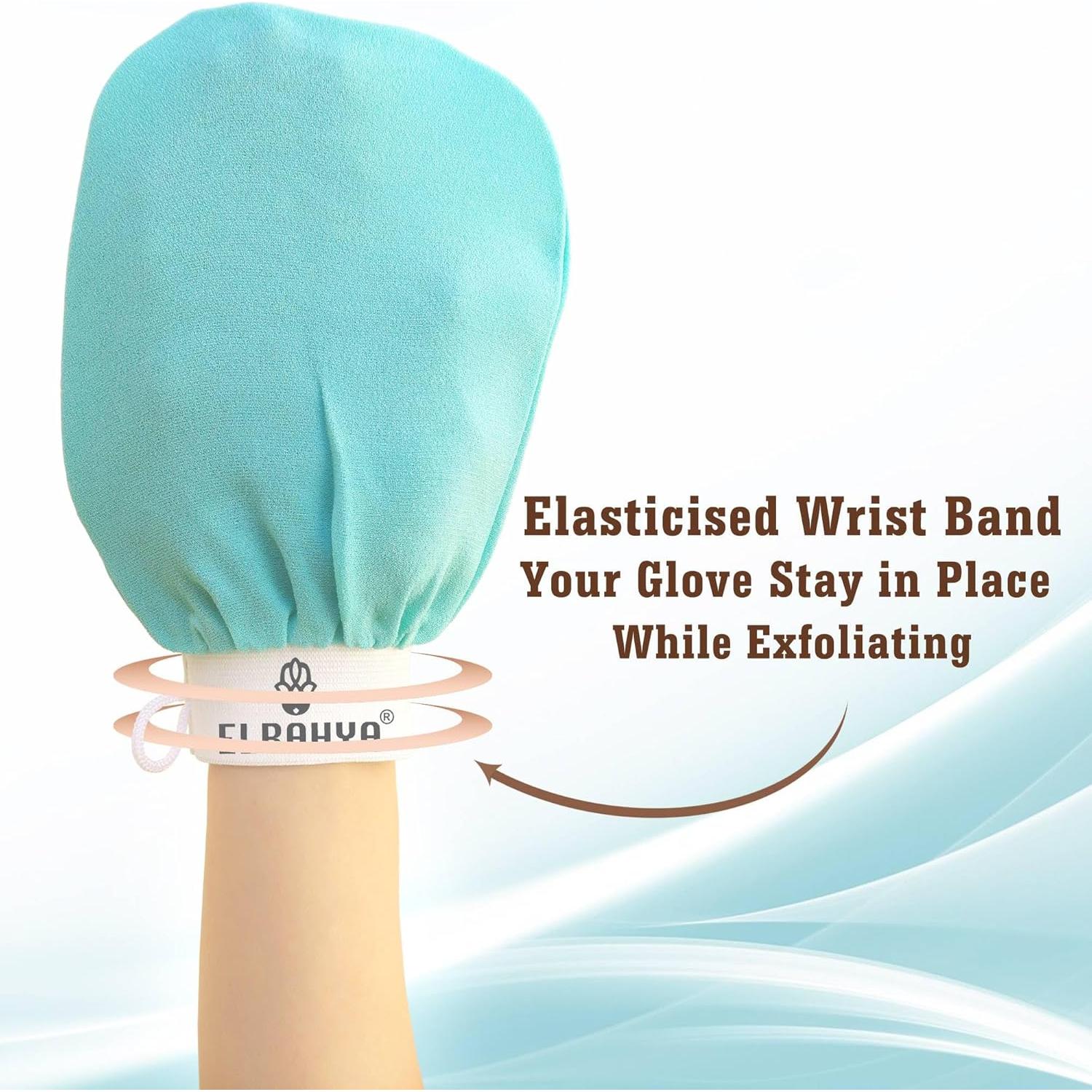 Mitón Exfoliante Corporal Kessa Hammam - 100% Viscosa, 1 Unidad