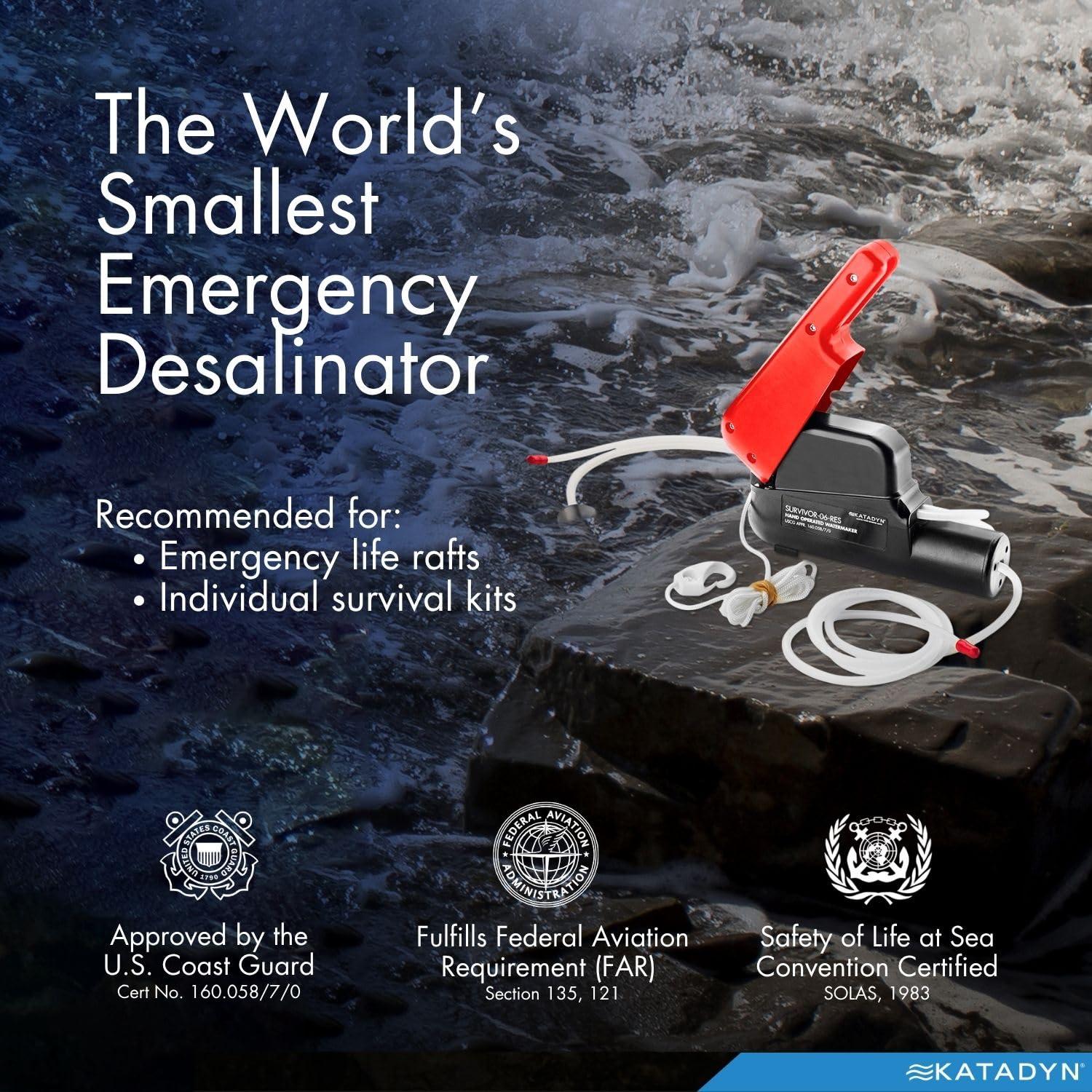 Desalinizador Manual Katadyn Survivor 06 - Compacto y Duradero