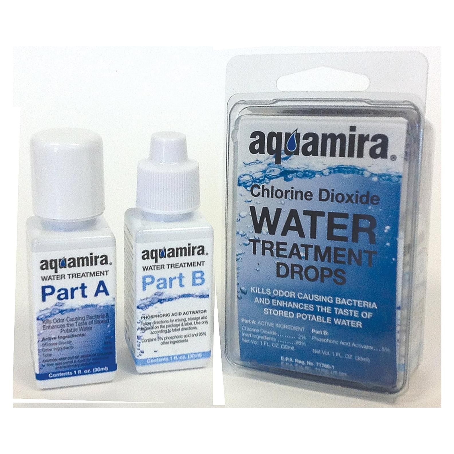 Gotas de Tratamiento de Agua Aquamira 29.57 ml - 113.56 L
