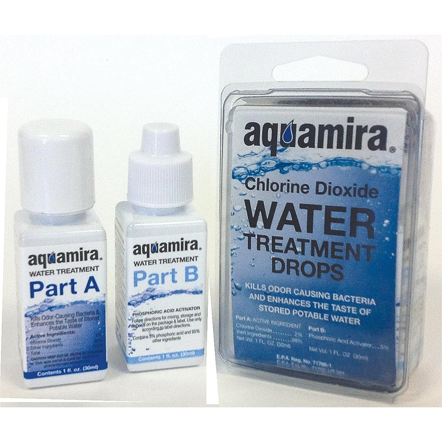 Gotas de Tratamiento de Agua Aquamira 29.57 ml - 113.56 L