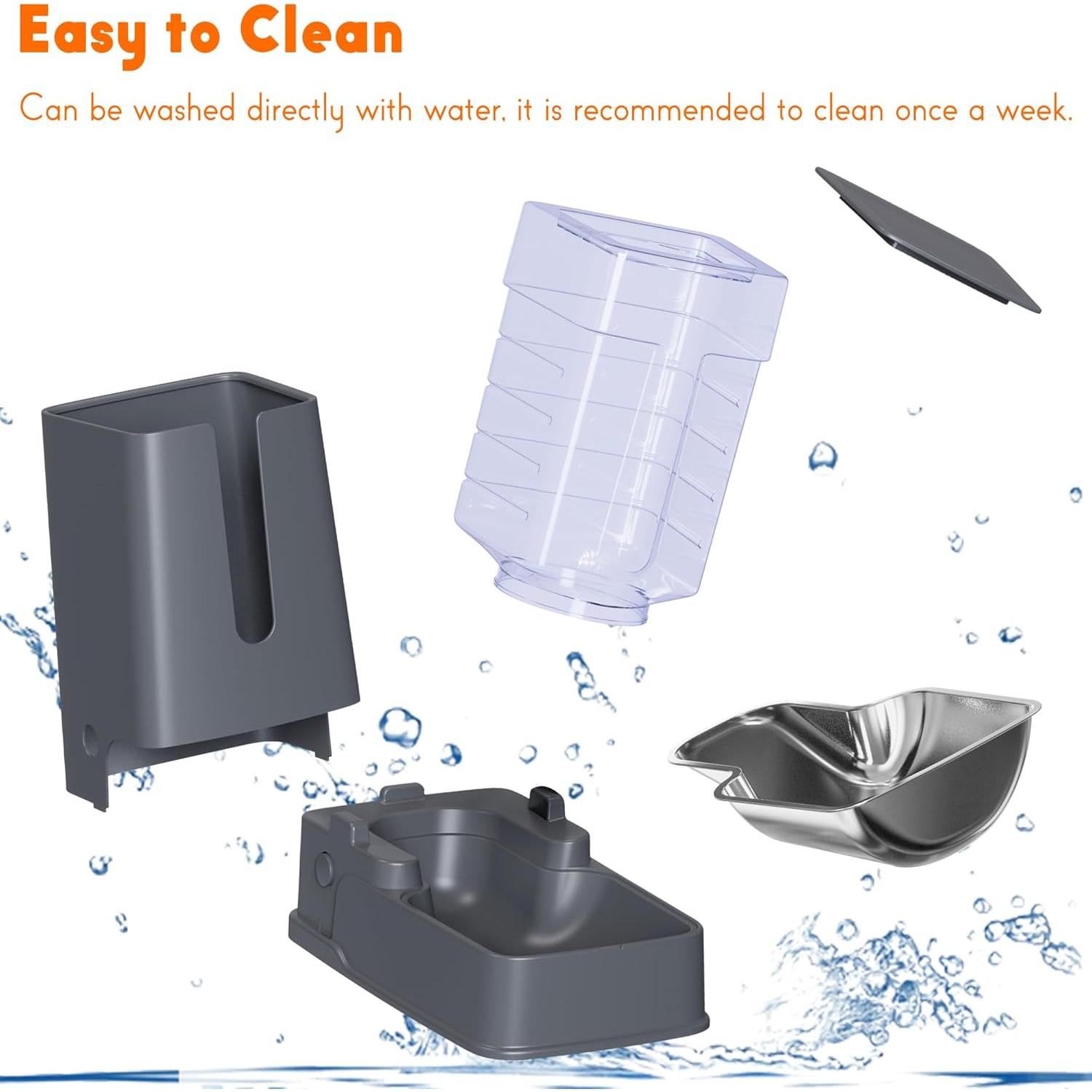 Dispensador de Comida y Agua para Gatos Fairy Tale 2 Piezas