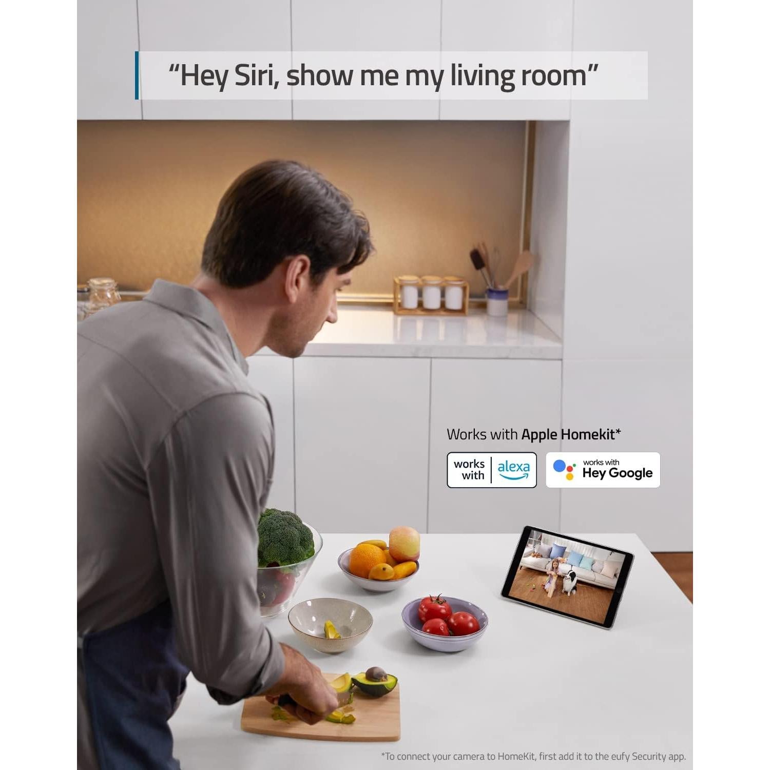 Cámara de Seguridad Interior Eufy T8410X 2K Wi-Fi