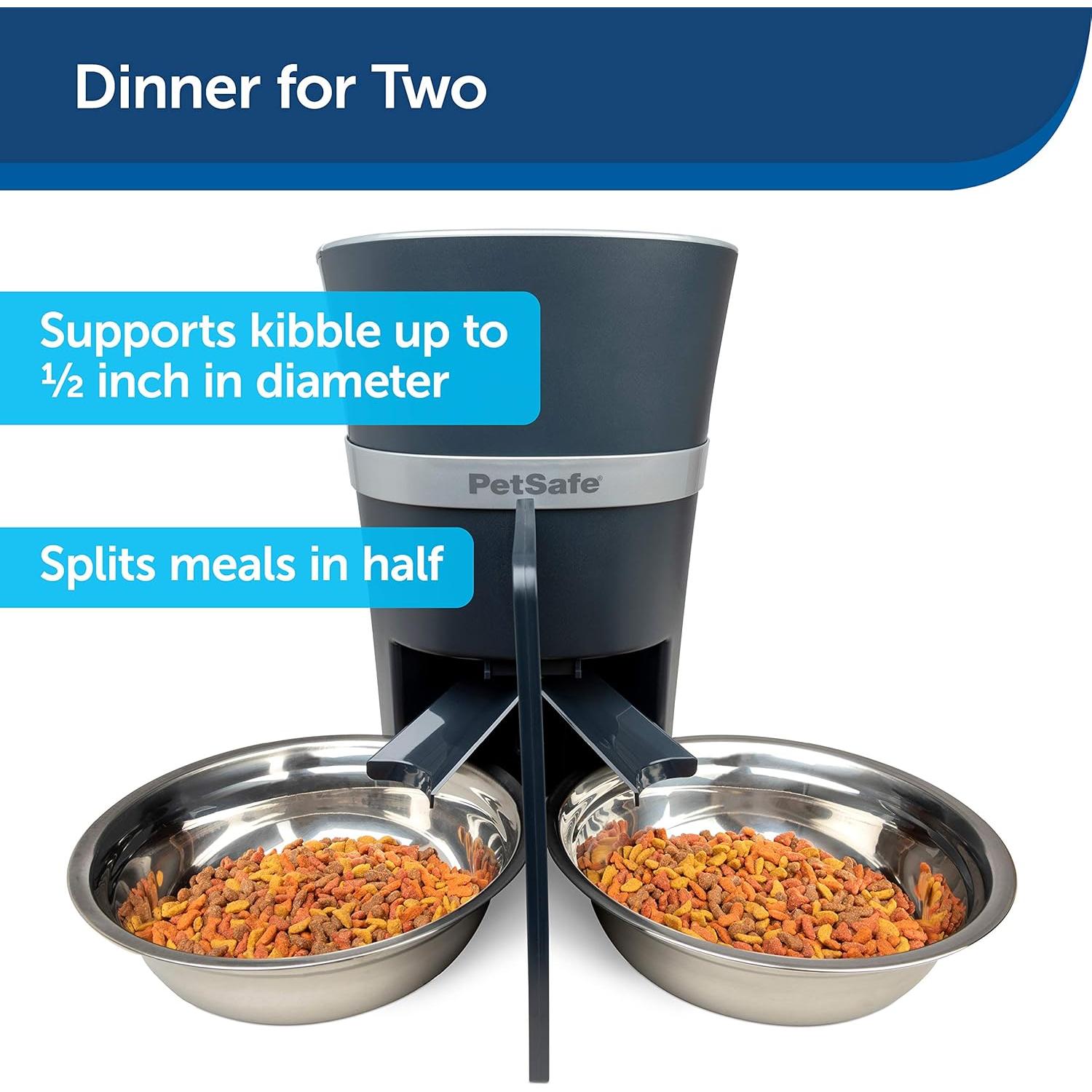 Divisor de Comida PetSafe para 2 Mascotas con Tazón