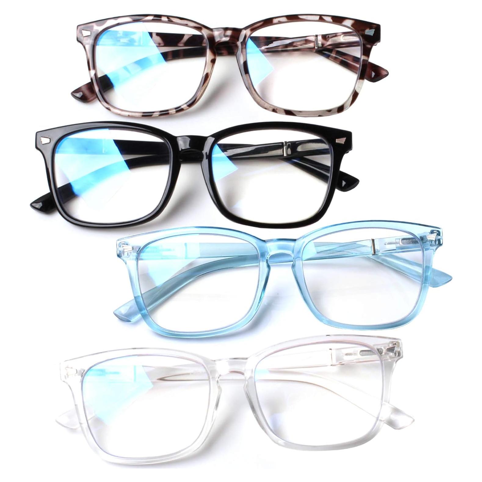 Gafas de Lectura Henotin 4 Piezas Bloqueadoras Luz Azul UV400