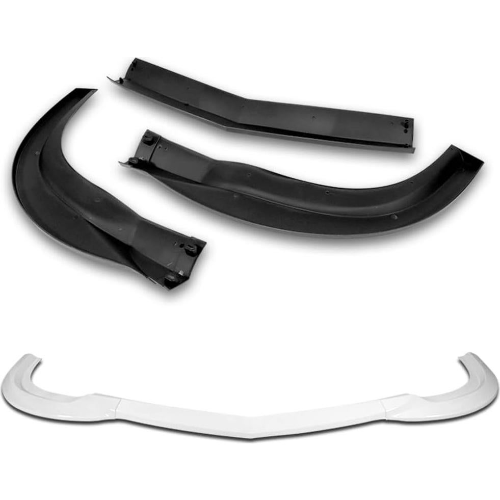 Labio Parachoques Frontal W-POWER para Mercedes-Benz C63 AMG 2008-2011 - ABS Blanco