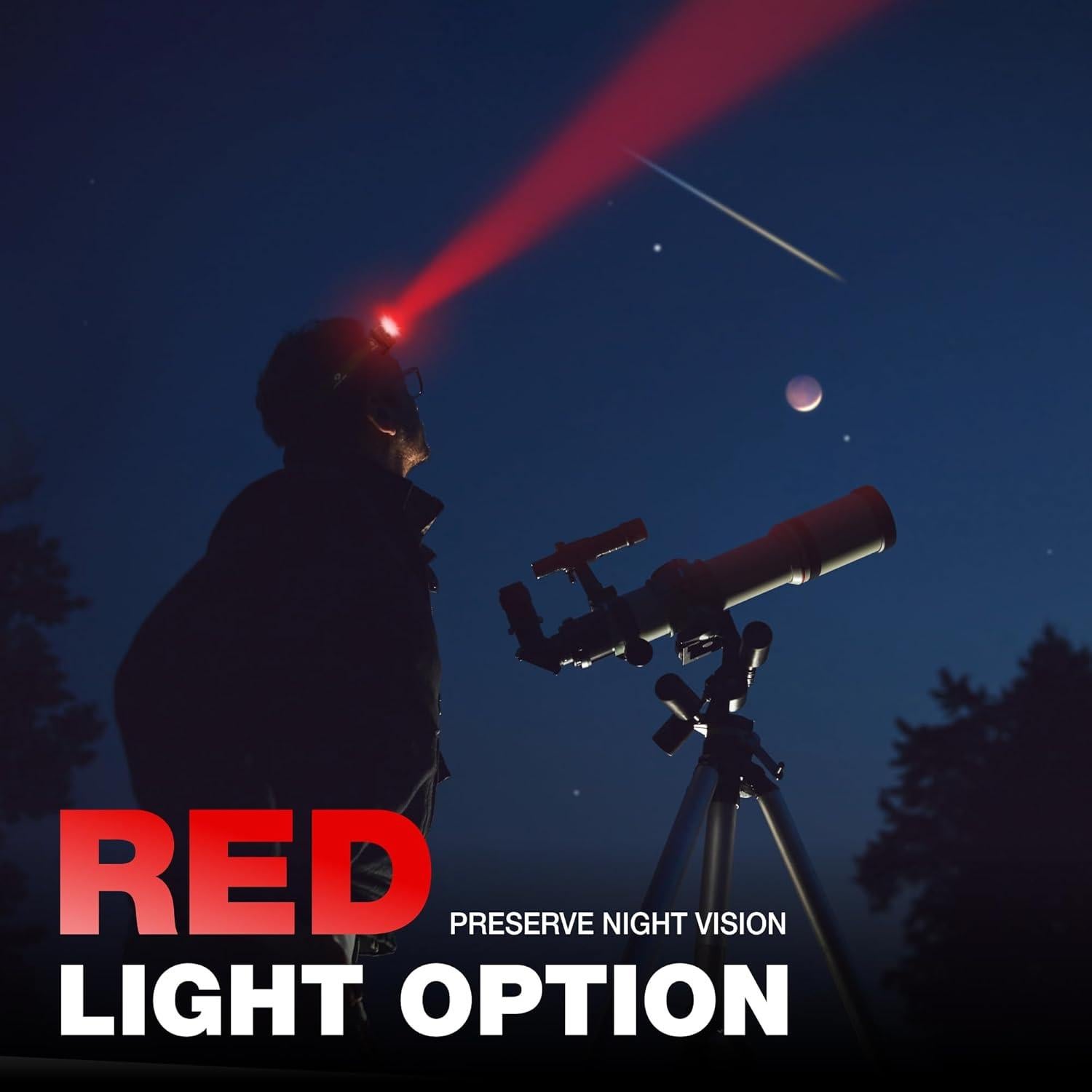 Linterna Frontal Recargable Mossy Oak 600 Lúmenes Verde