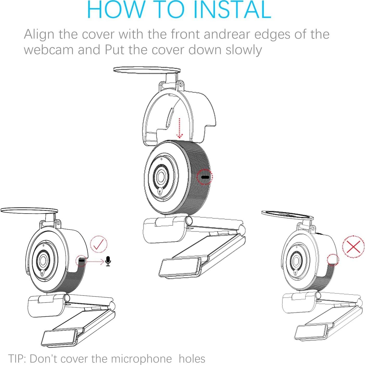 Cubierta de Webcam Angetube 96X - Obturador de Privacidad