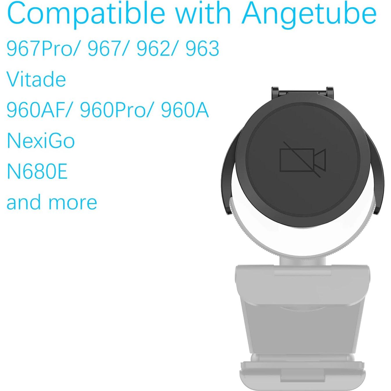 Cubierta de Webcam Angetube 96X - Obturador de Privacidad