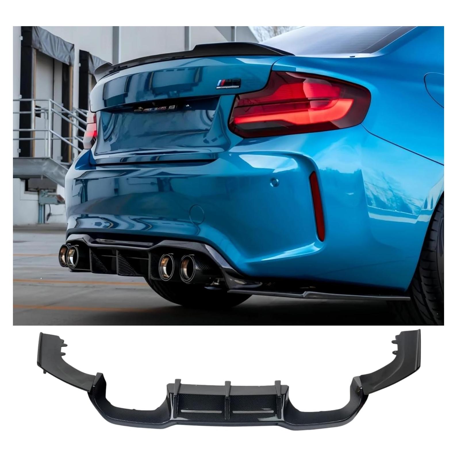 Difusor Trasero BMW F87 M2 2016-2021 ABS Fibra de Carbono