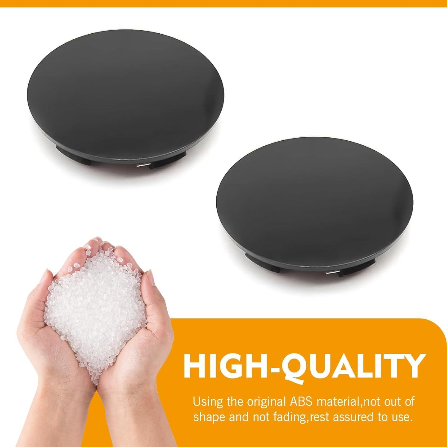 Tapa Central de Rueda Titgoes OESLGG2008BL 4 Piezas Negro