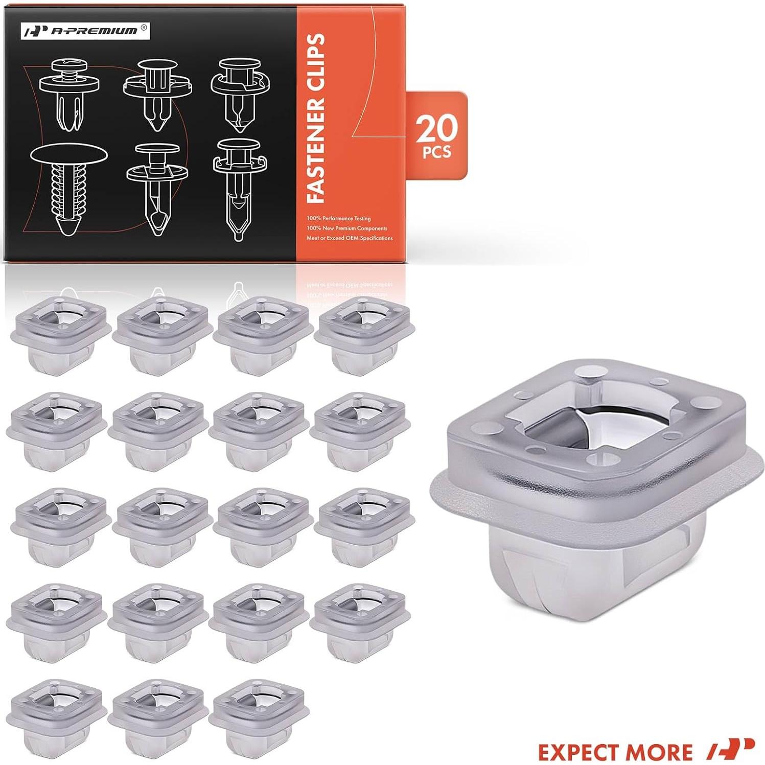 Clips de Sujetador A-Premium 20 PCS 15x17mm para BMW