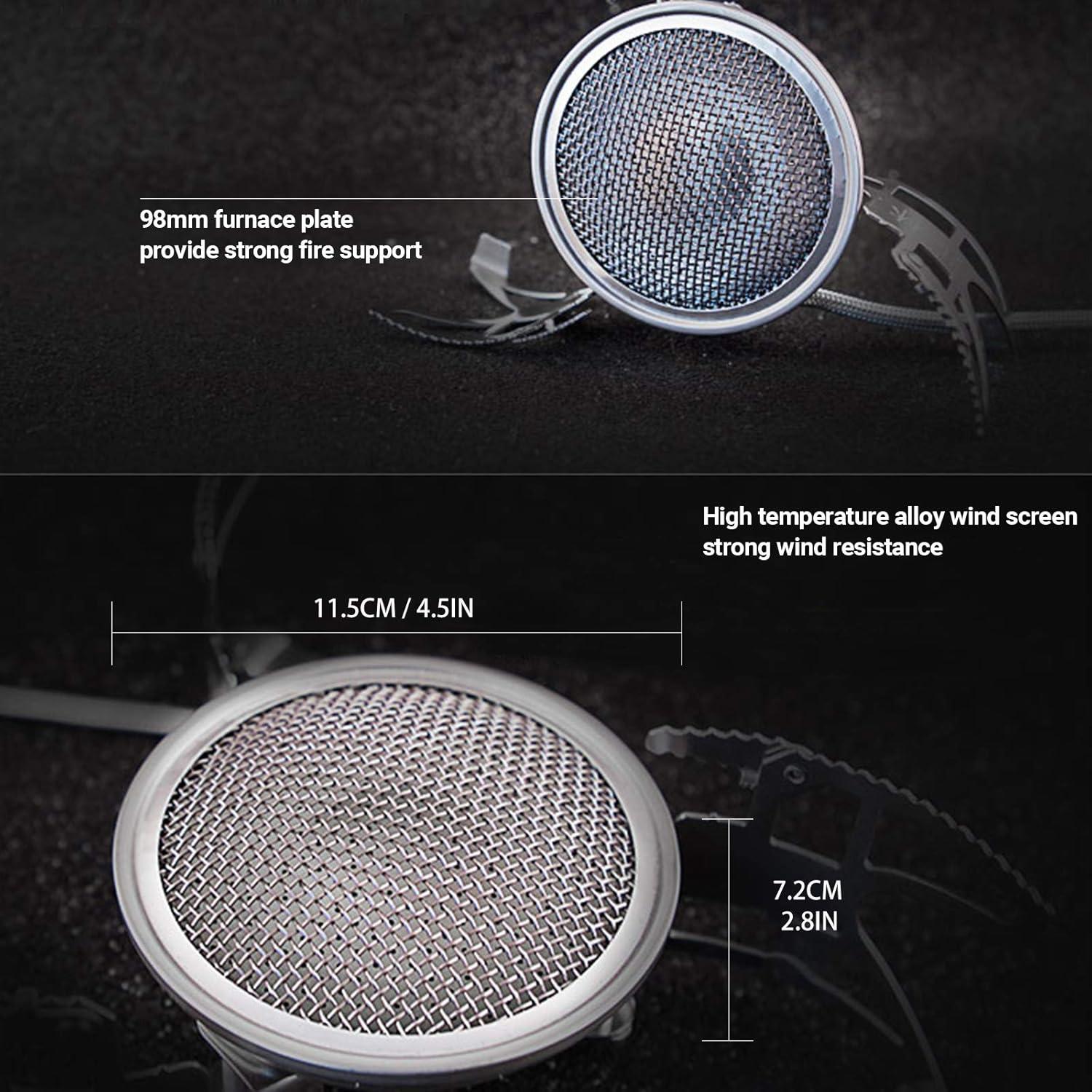 Estufa de Camping Bulin 3500W a Prueba de Viento Ligera