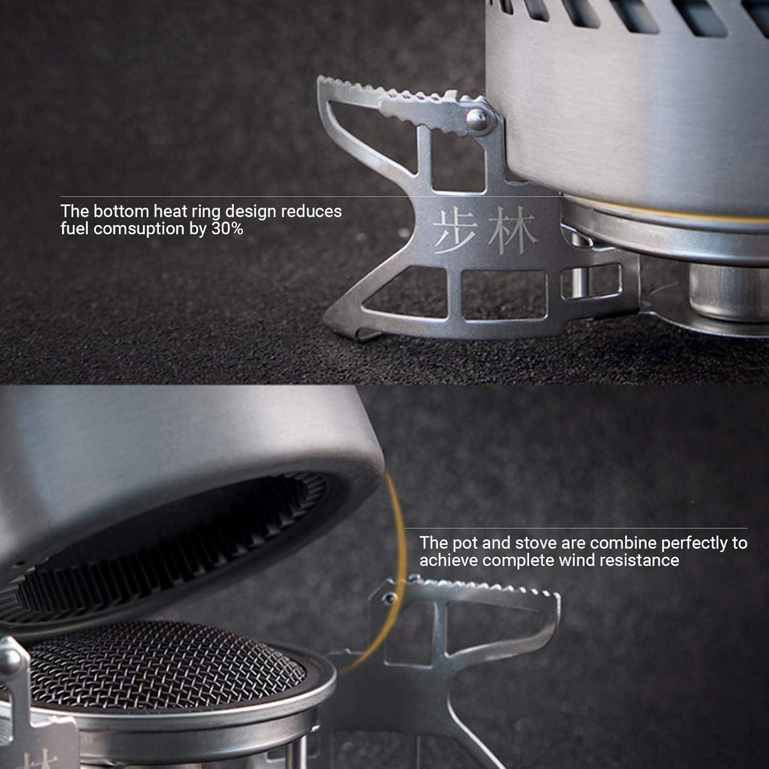 Estufa de Camping Bulin 3500W a Prueba de Viento Ligera