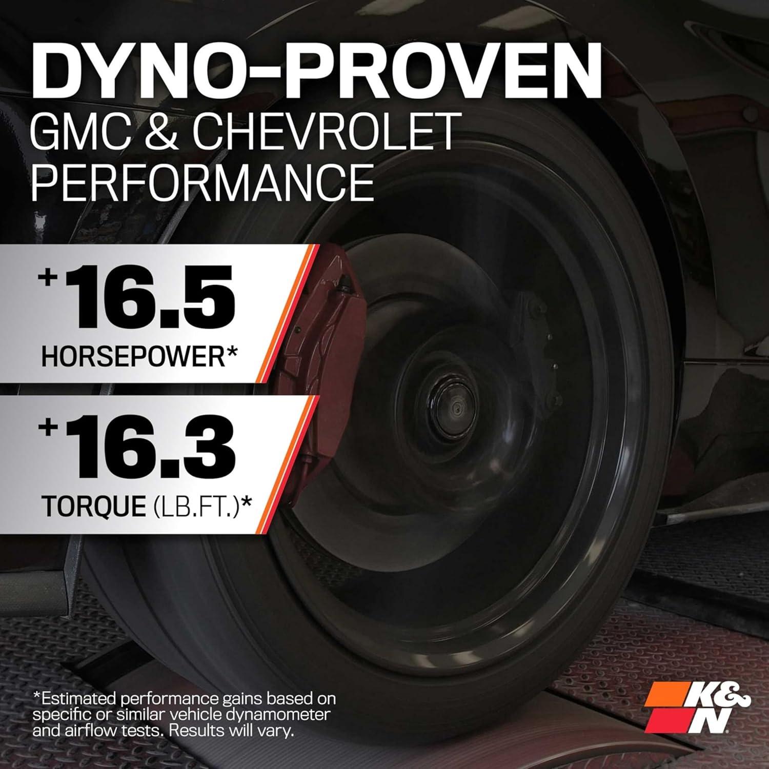 Sistema de Admisión de Aire Frío K&N 57-3070 para Chevy/GMC 2009-2014