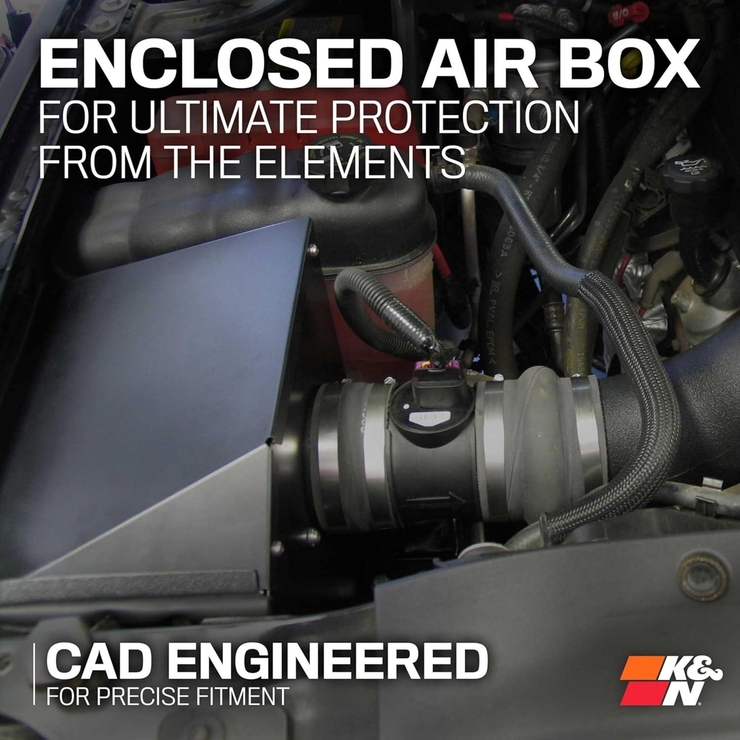 Sistema de Admisión de Aire Frío K&N 57-3070 para Chevy/GMC 2009-2014