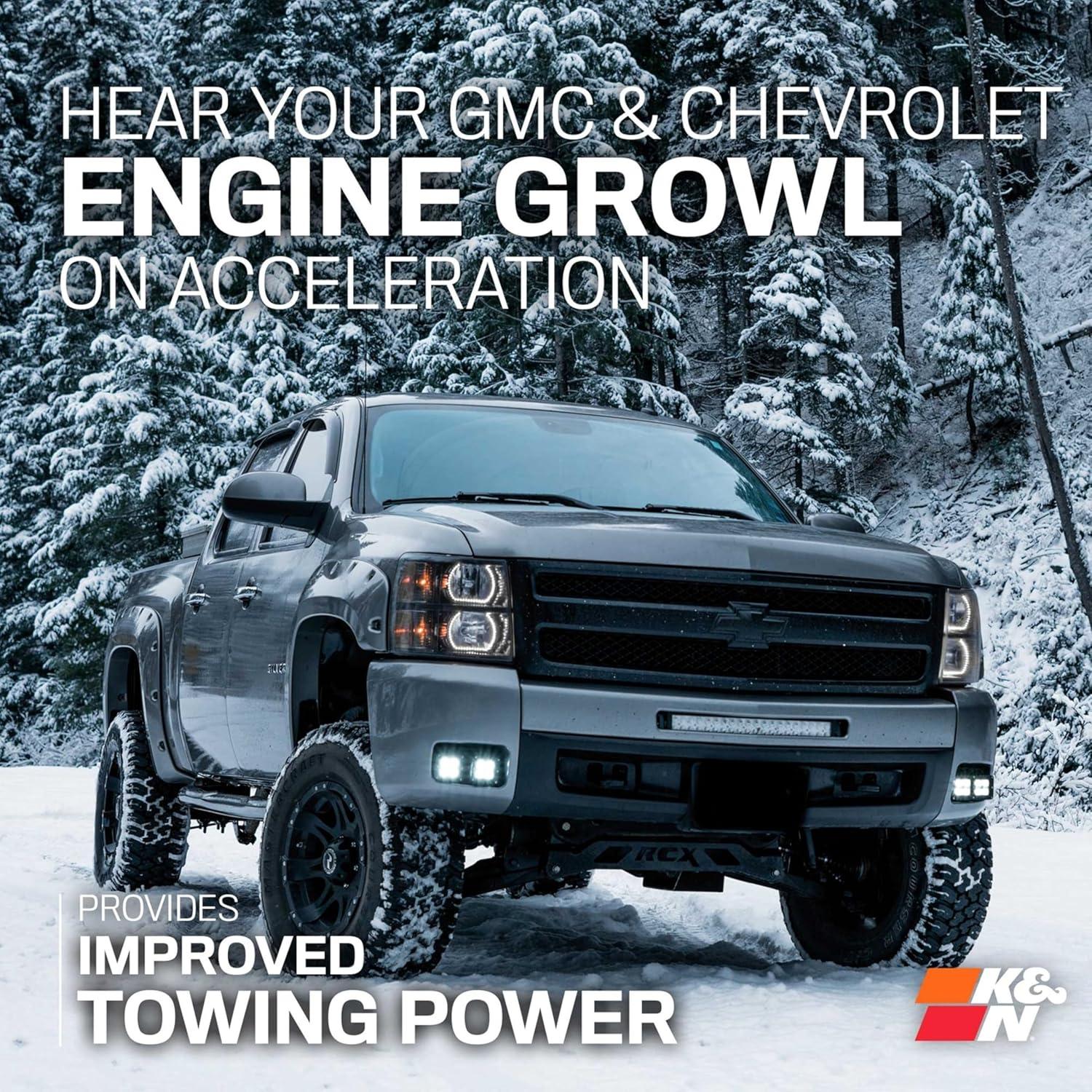 Sistema de Admisión de Aire Frío K&N 57-3070 para Chevy/GMC 2009-2014