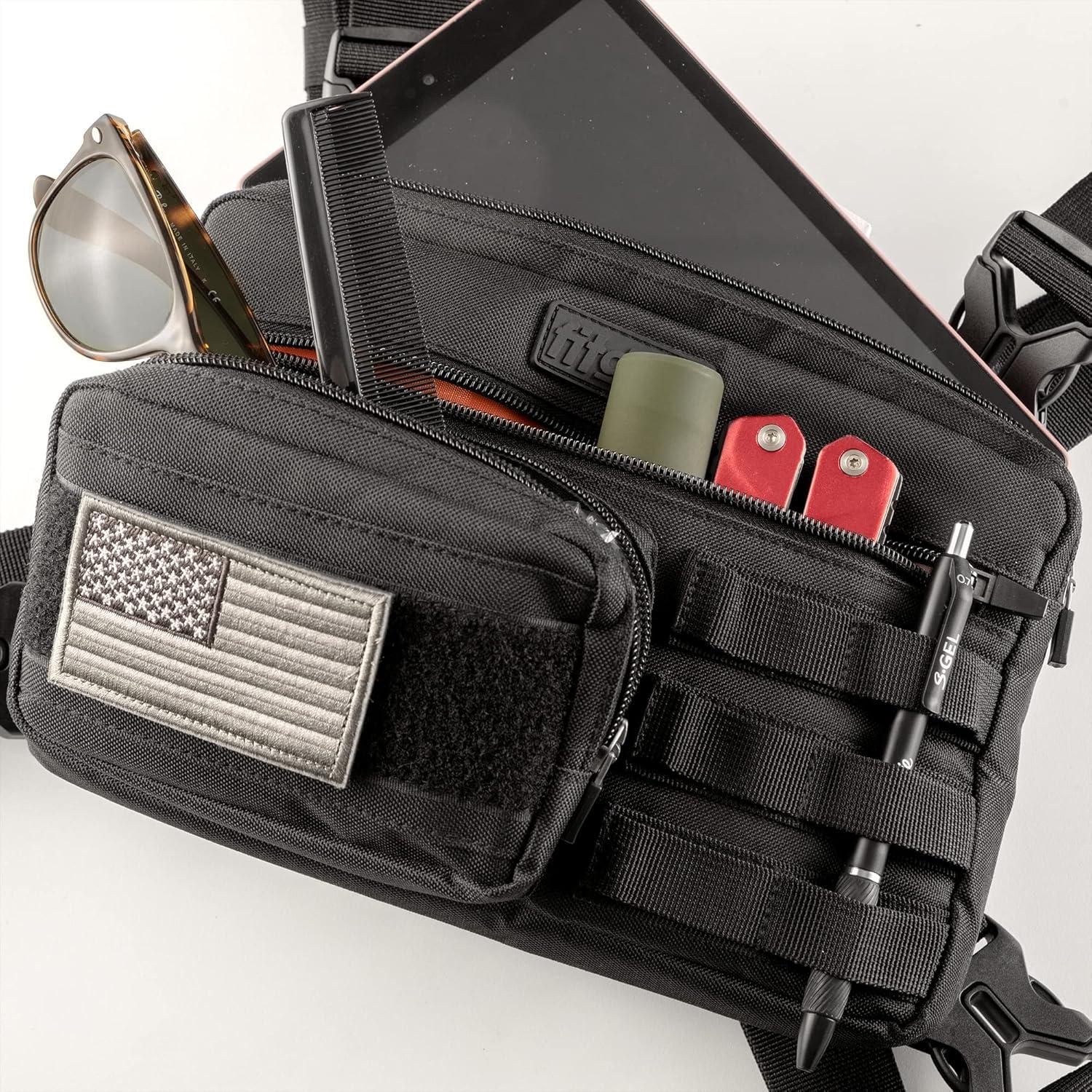 Mochila de Pecho Fitdom CP-2 para Ejercicio y Ciclismo