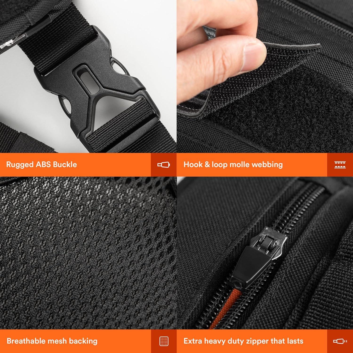 Mochila de Pecho Fitdom CP-2 para Ejercicio y Ciclismo