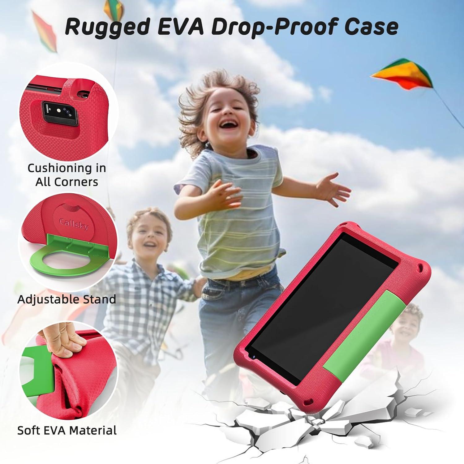 Tableta para Niños CALLSKY-NOTE 8" Android 14 64GB Rojo