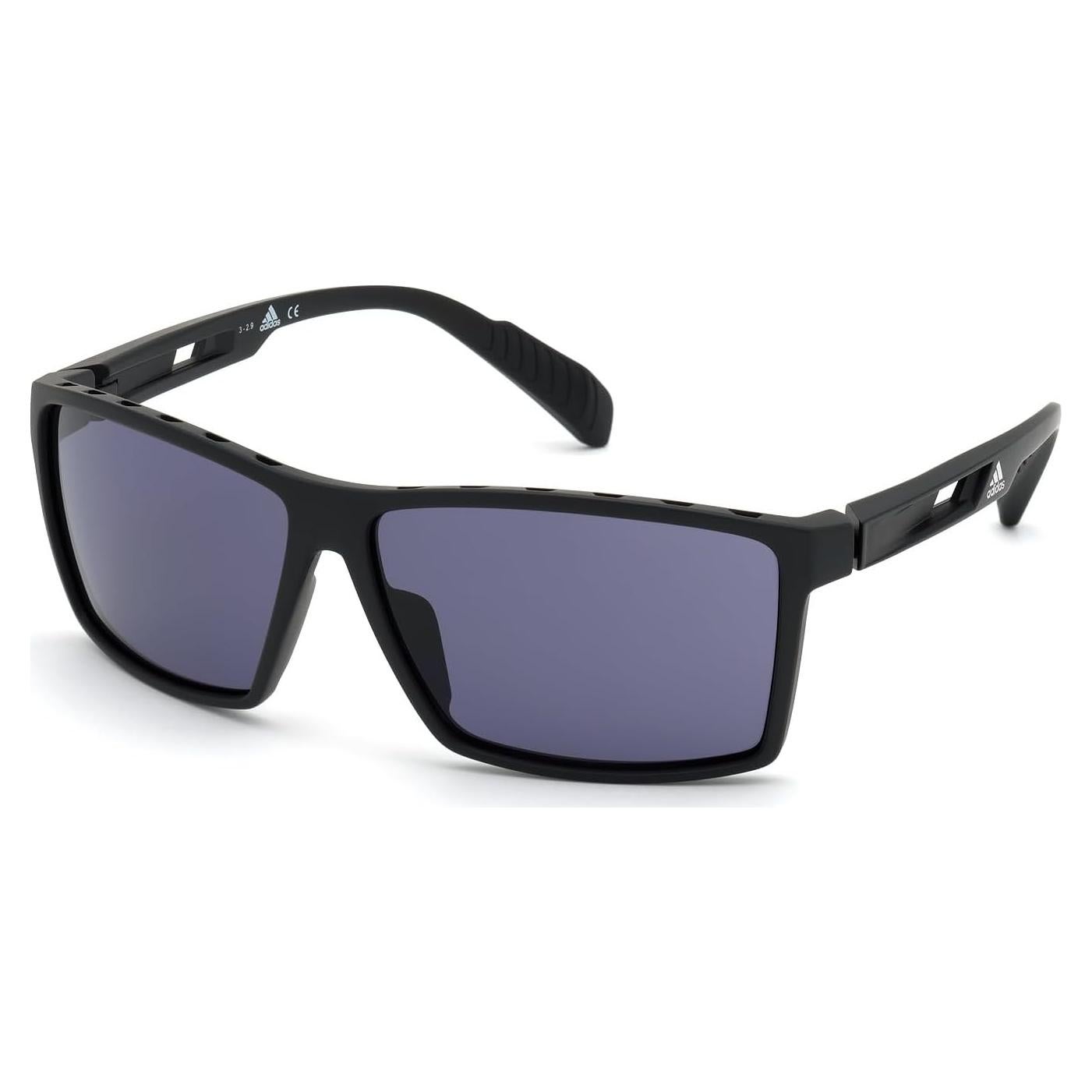 Gafas de Sol Redondas Adidas SP001020N63 63mm Negro Mate