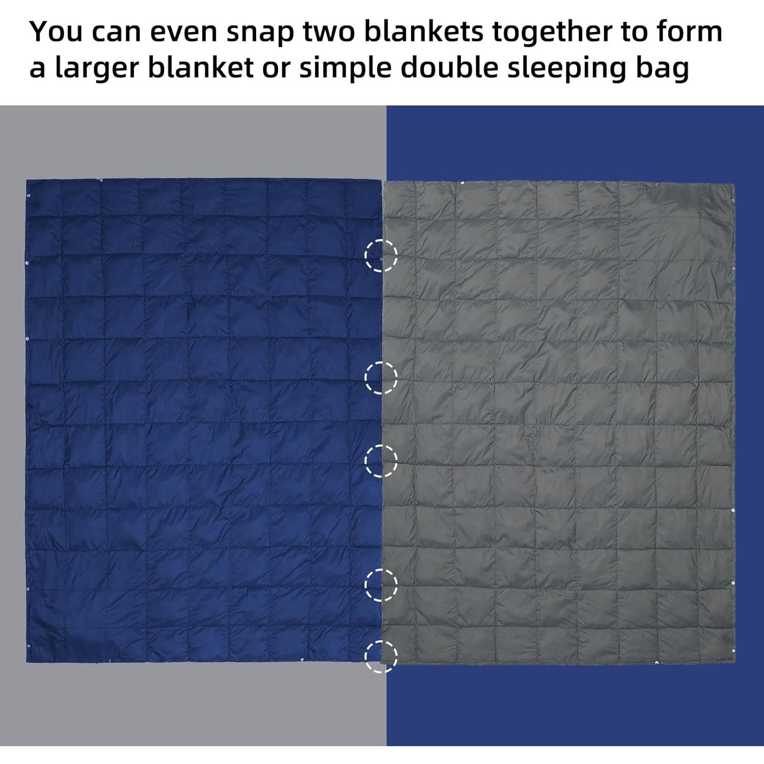 Manta de Camping Plegable ROCK CLOUD 175x135 cm Gris