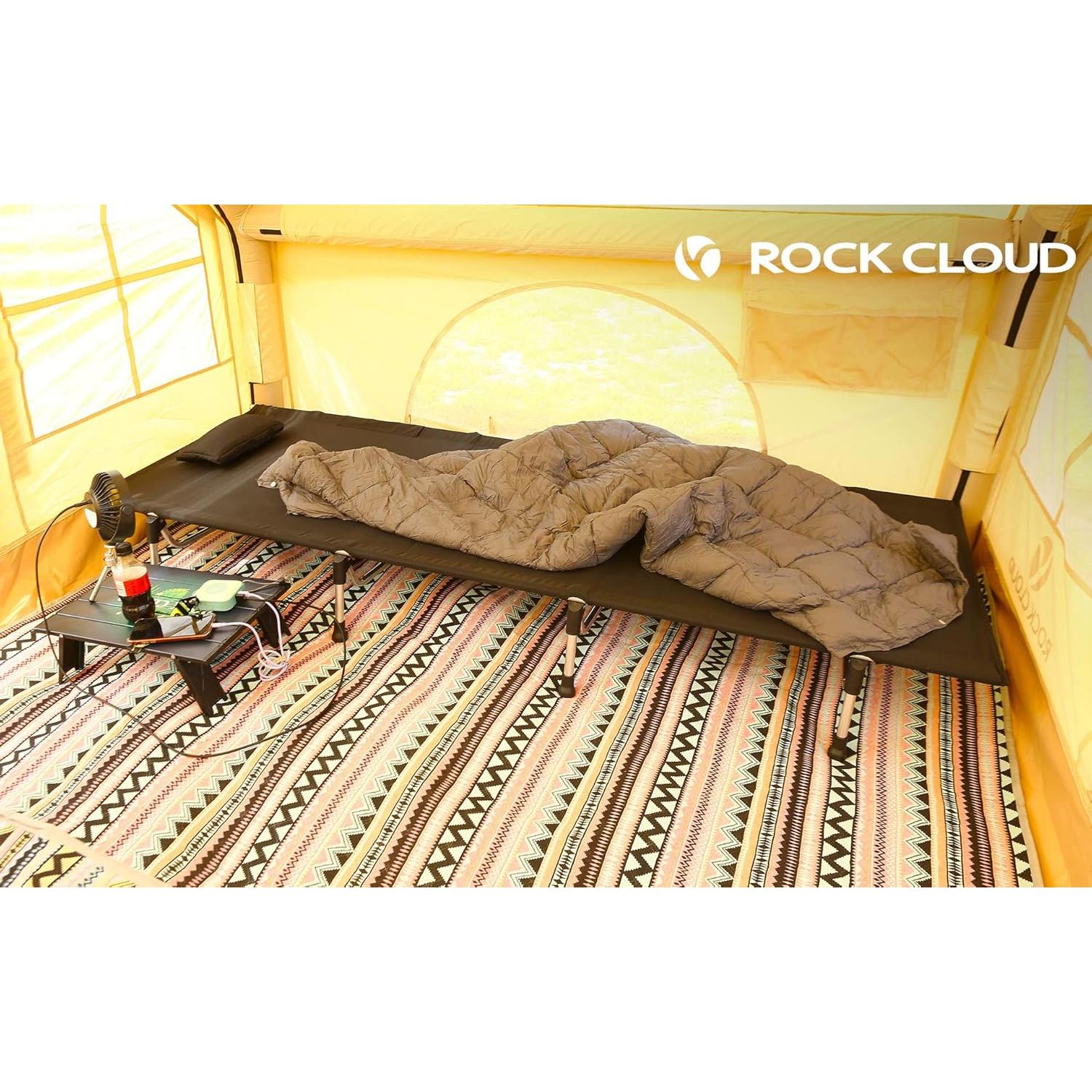 Manta de Camping Plegable ROCK CLOUD 175x135 cm Gris