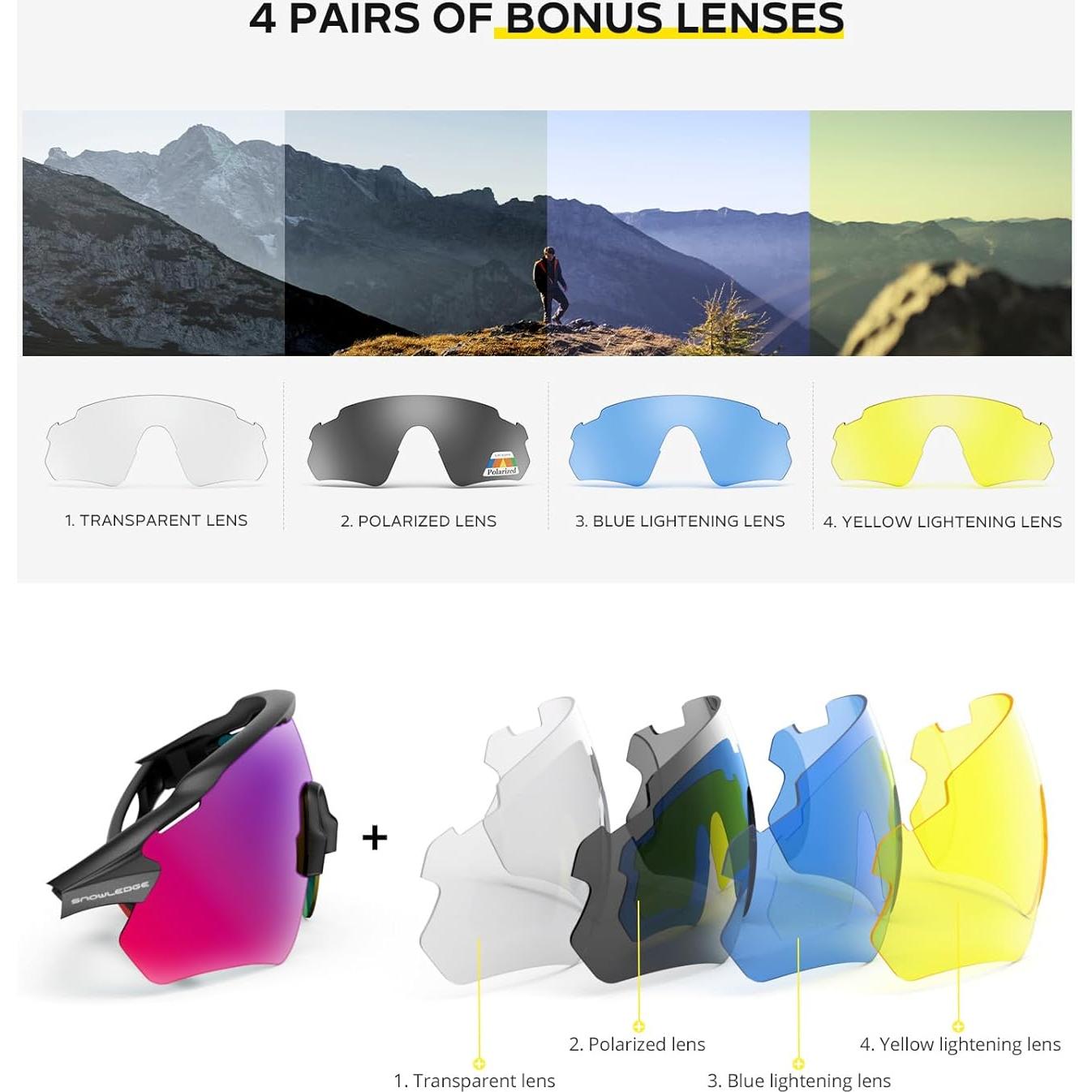 Gafas de Ciclismo HUBO Sports HB502L Polarizadas UV400