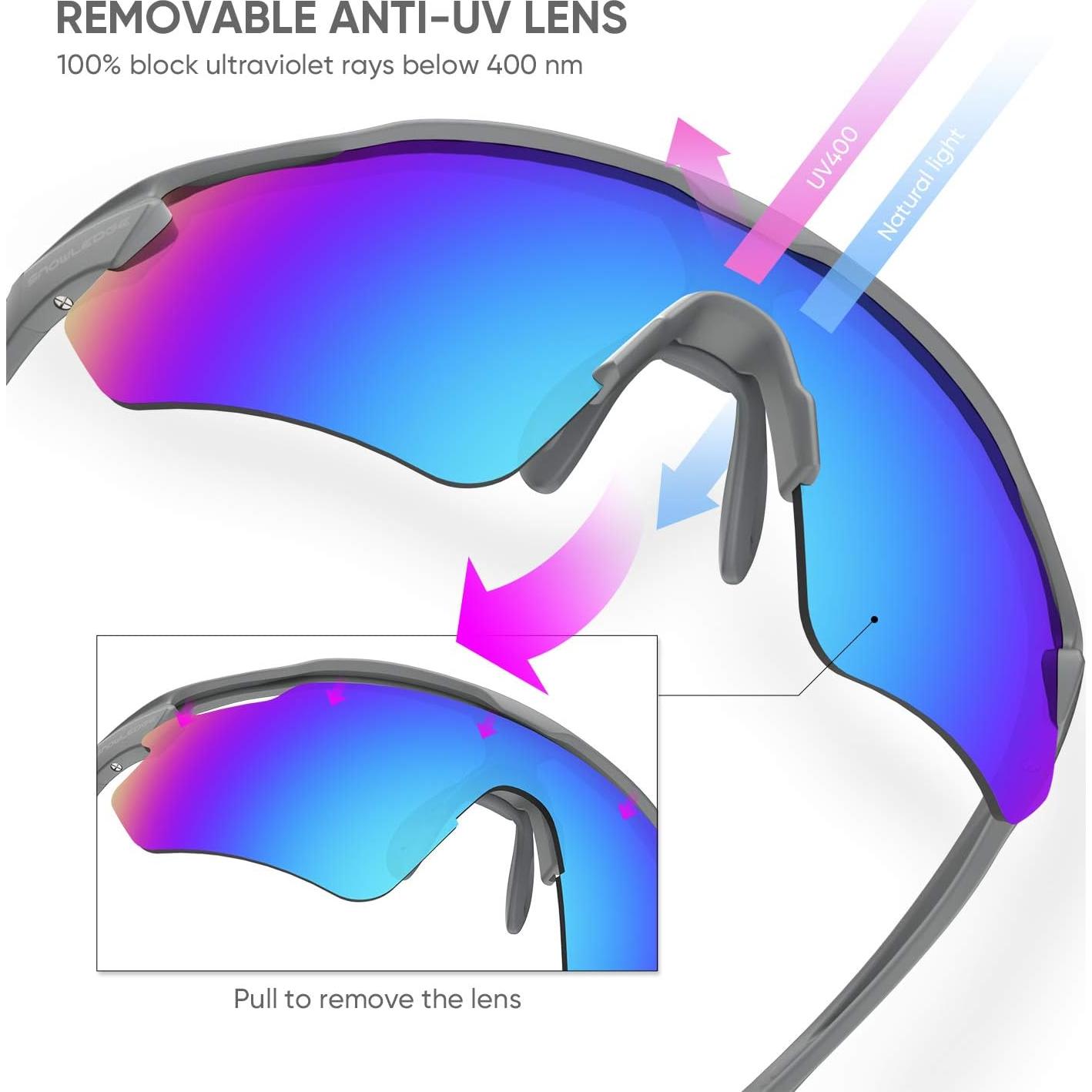 Gafas de Ciclismo HUBO Sports HB502L Polarizadas UV400