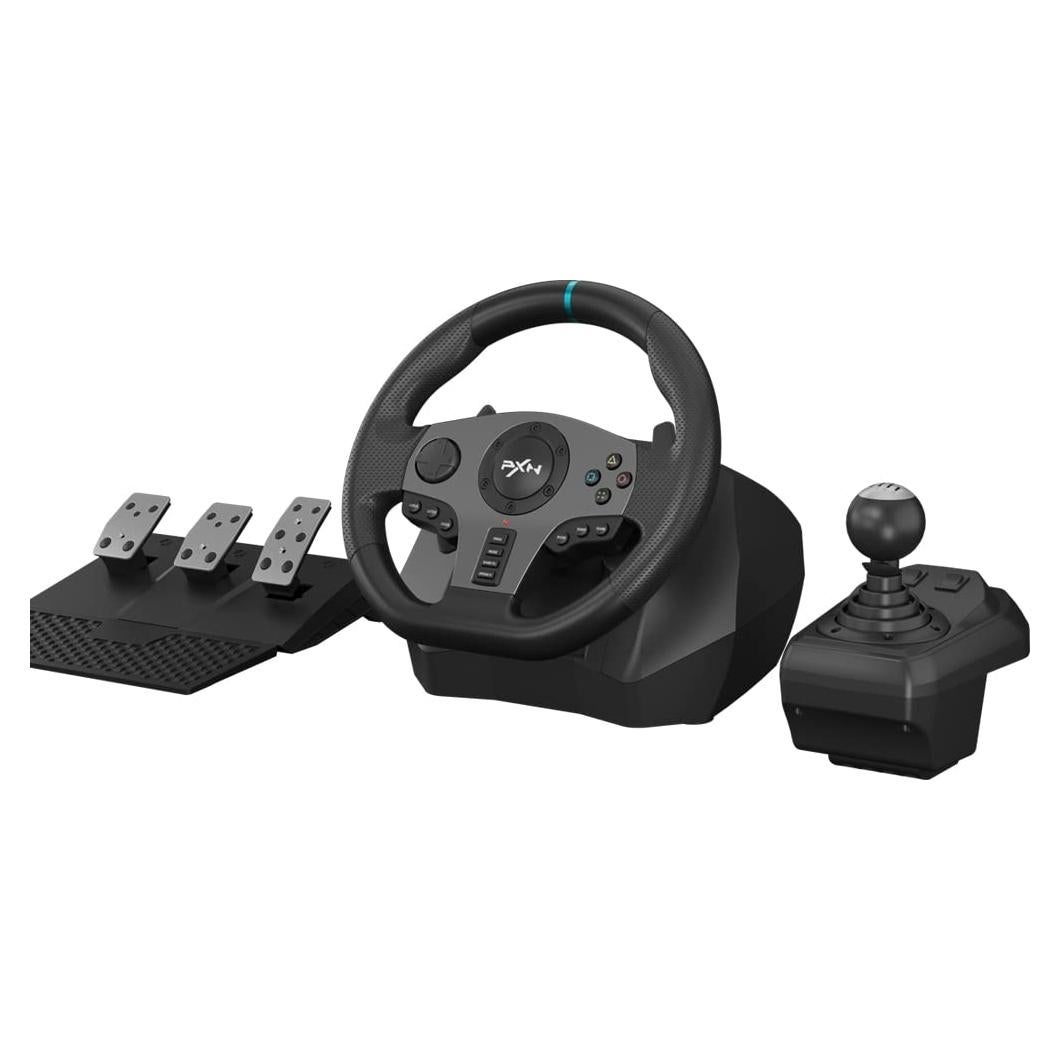 Volante de Juego PXN V9 con Pedales y Palanca - 270/900 Grados