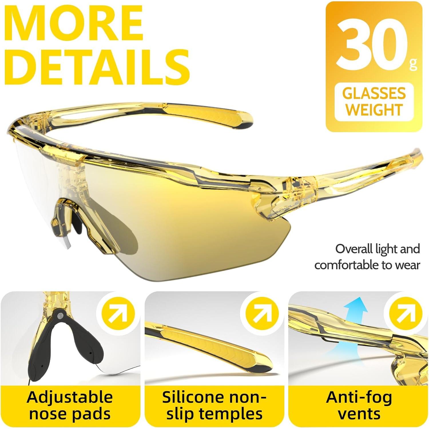 Gafas de Ciclismo HUBO Sports HB502L Polarizadas UV400