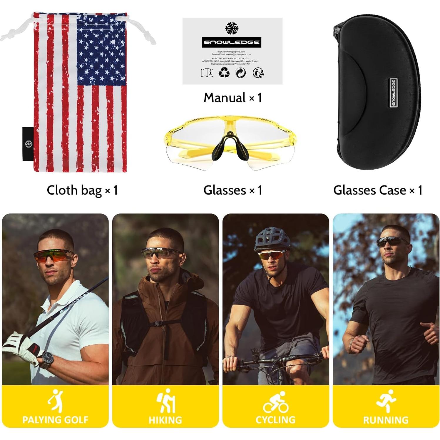 Gafas de Ciclismo HUBO Sports HB502L Polarizadas UV400