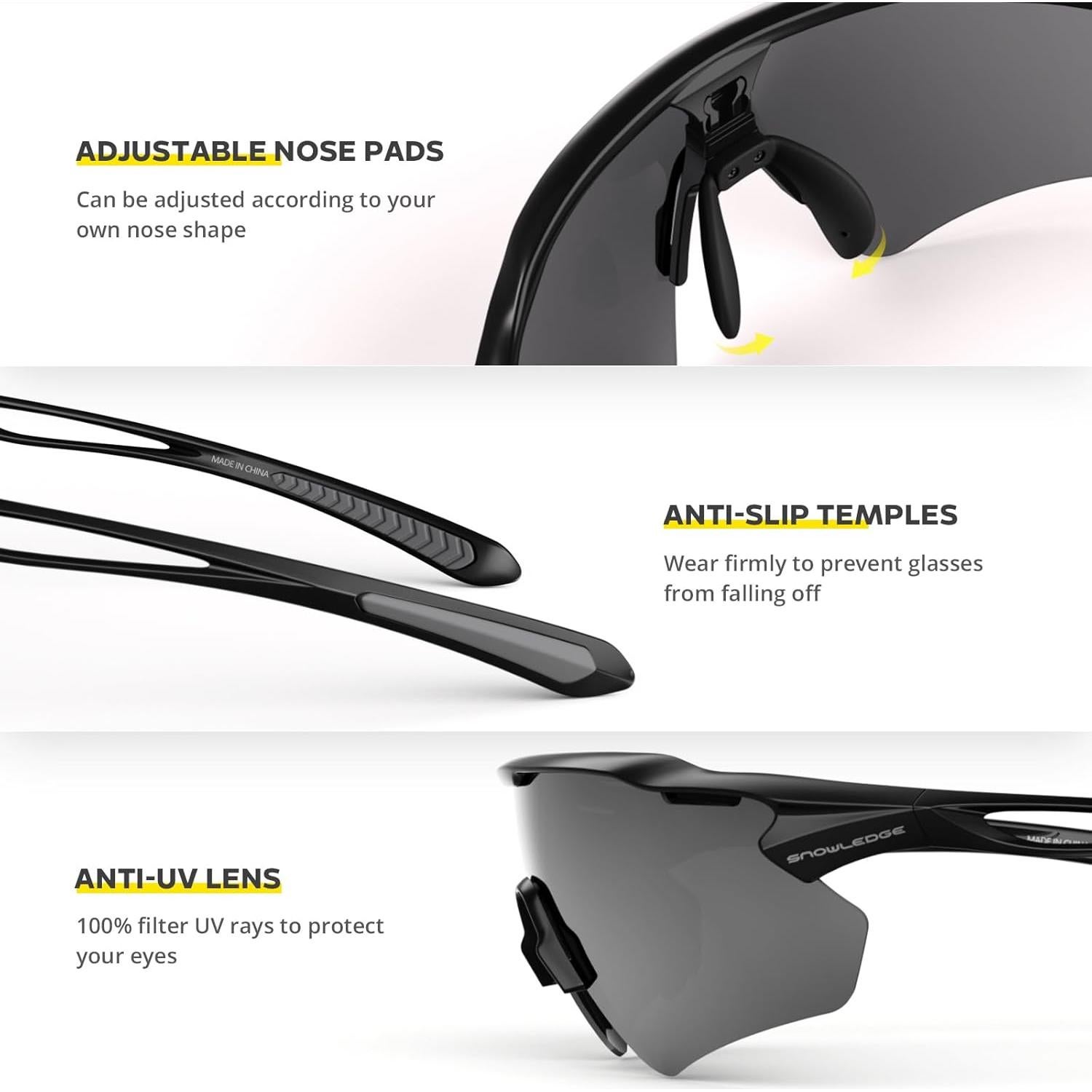 Gafas de Ciclismo HUBO Sports HB502L Polarizadas UV400