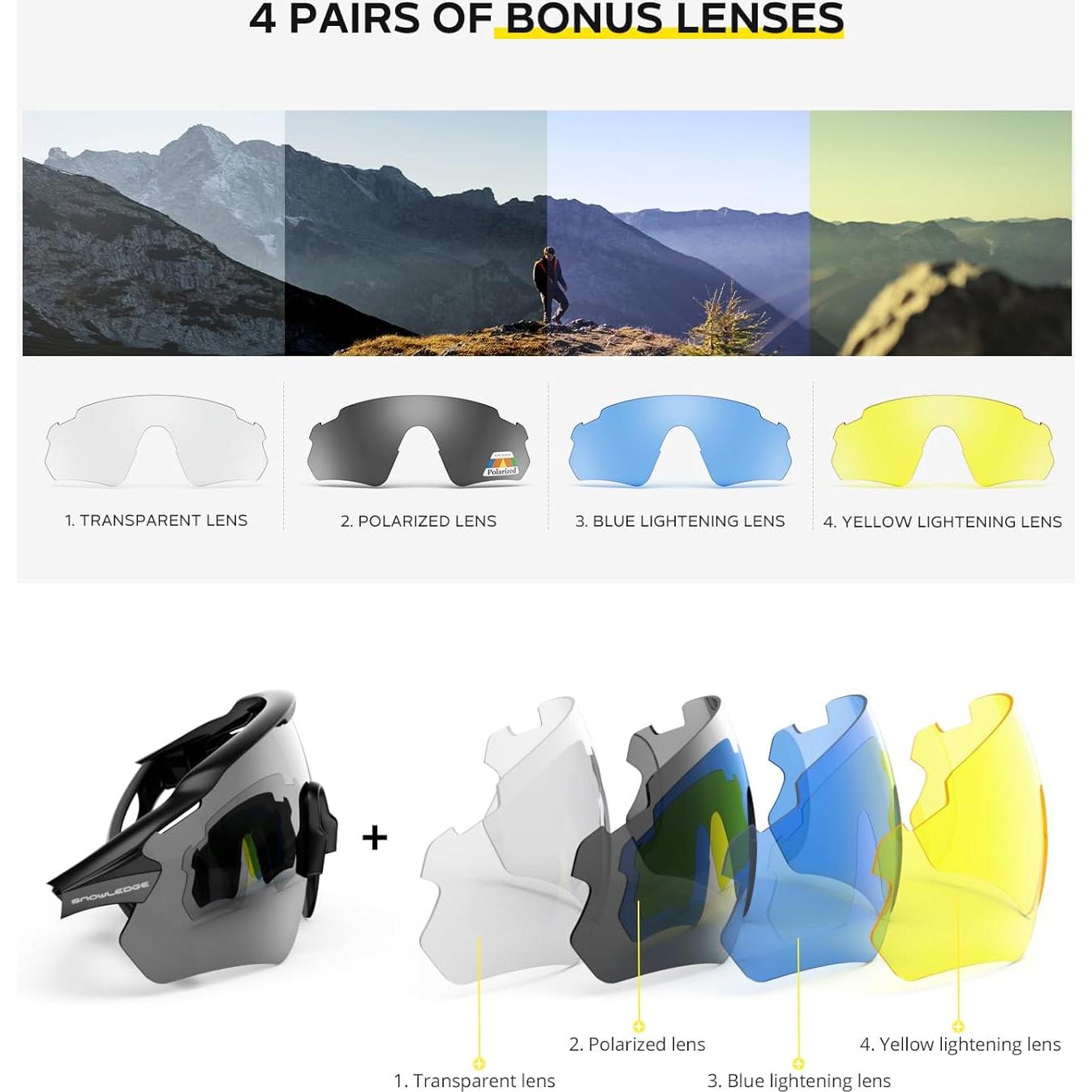 Gafas de Ciclismo HUBO Sports HB502L Polarizadas UV400