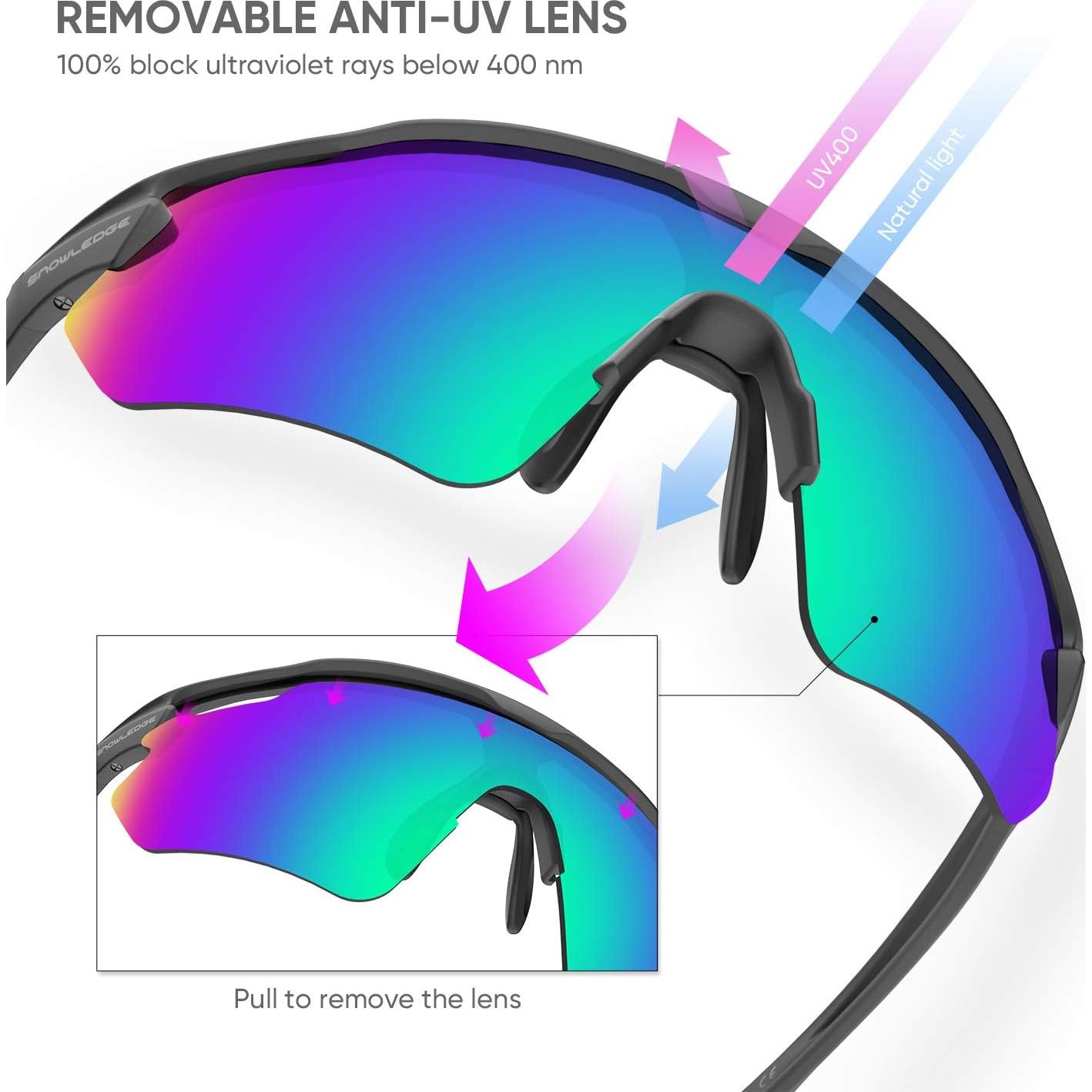Gafas de Ciclismo HUBO Sports HB502L Polarizadas UV400