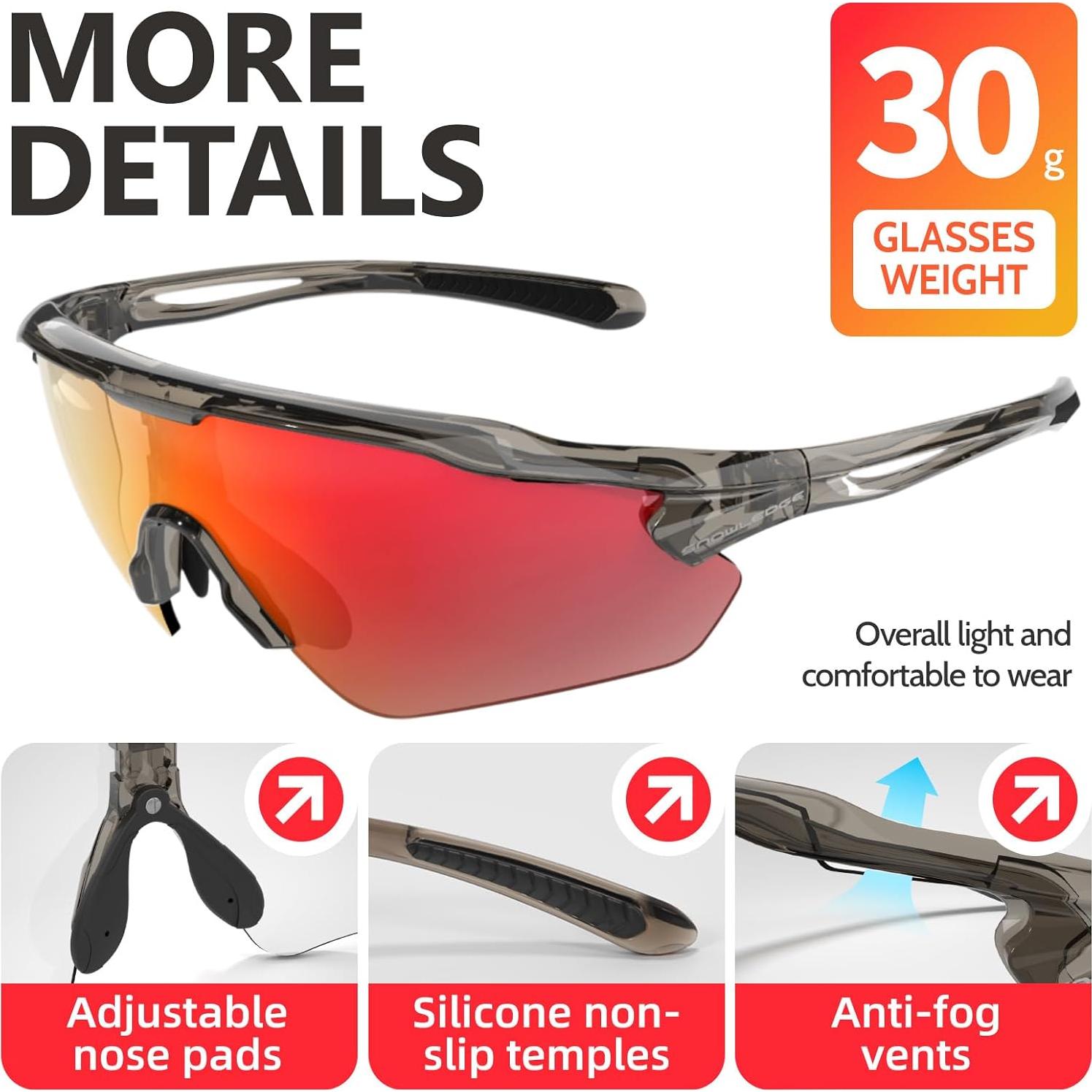 Gafas de Ciclismo HUBO Sports HB502L Polarizadas UV400