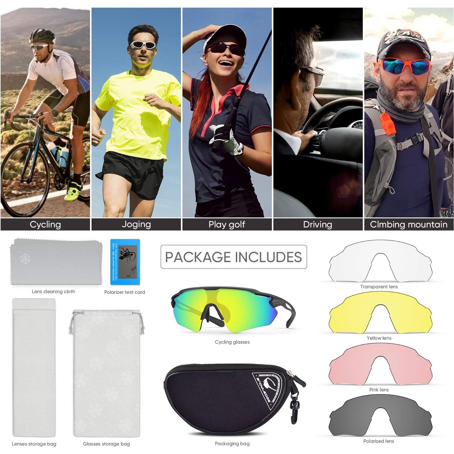 Gafas de Ciclismo HUBO Sports HB502L Polarizadas UV400