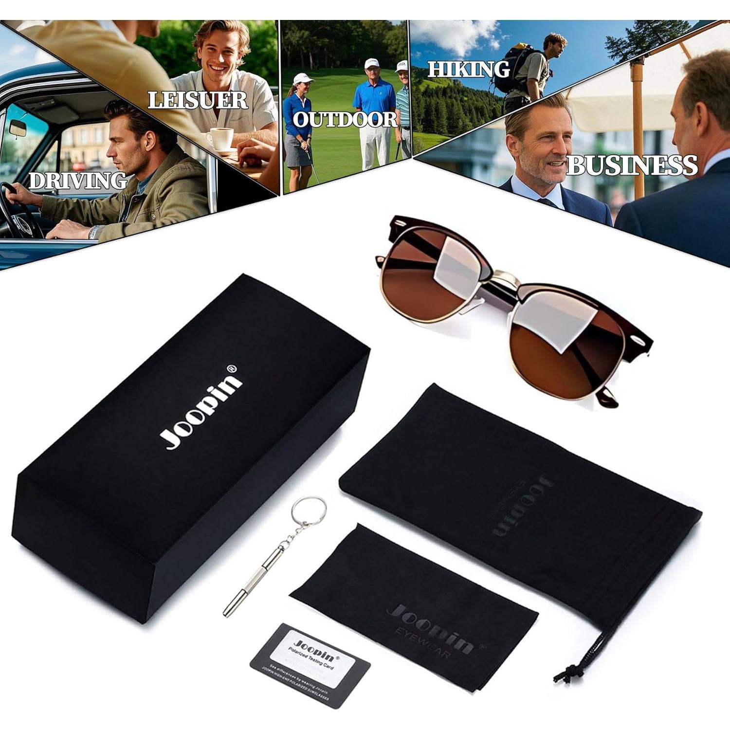 Gafas de sol Joopin H9041 marrón polarizadas UV400