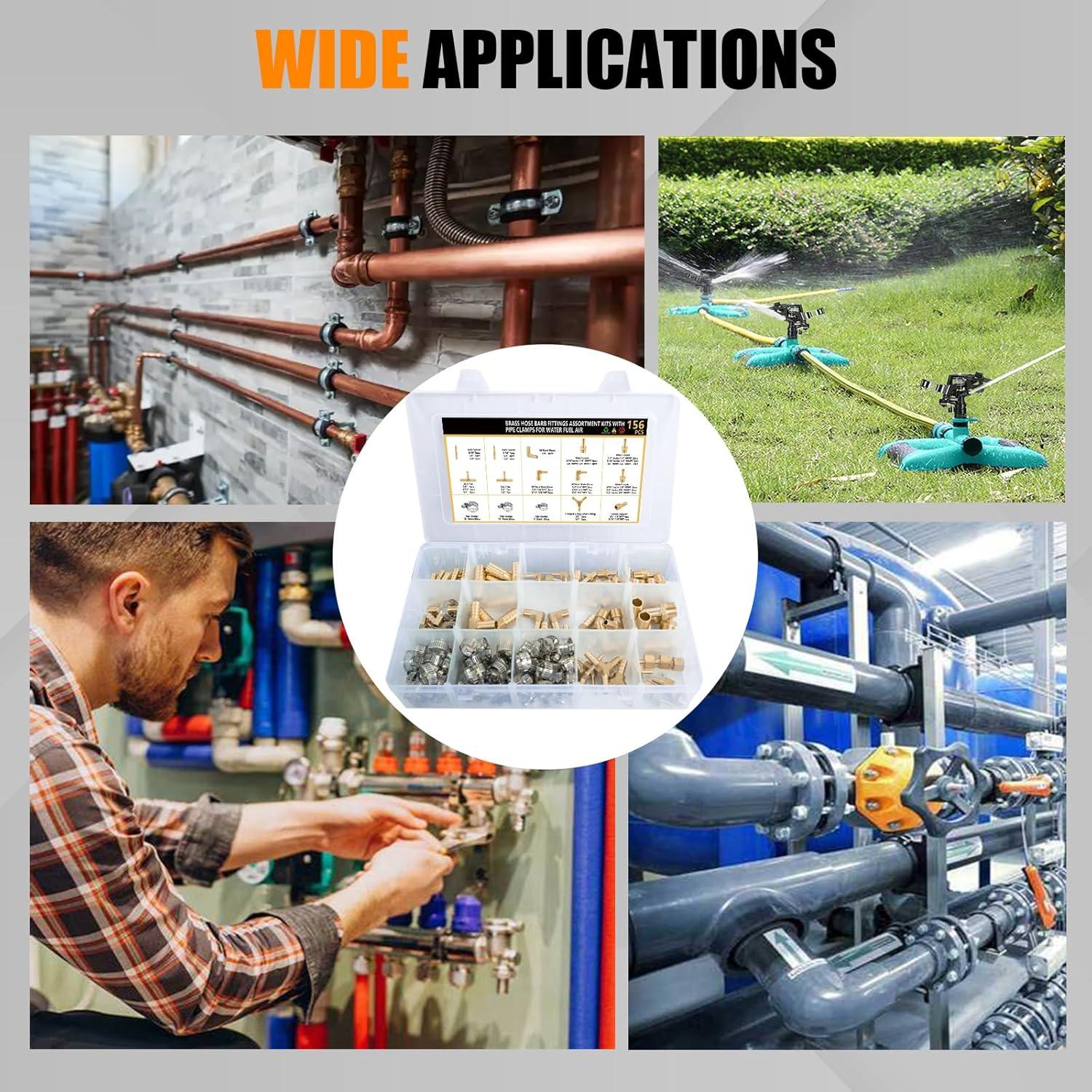 Kit de 156 Conectores de Línea de Combustible DYTCYL