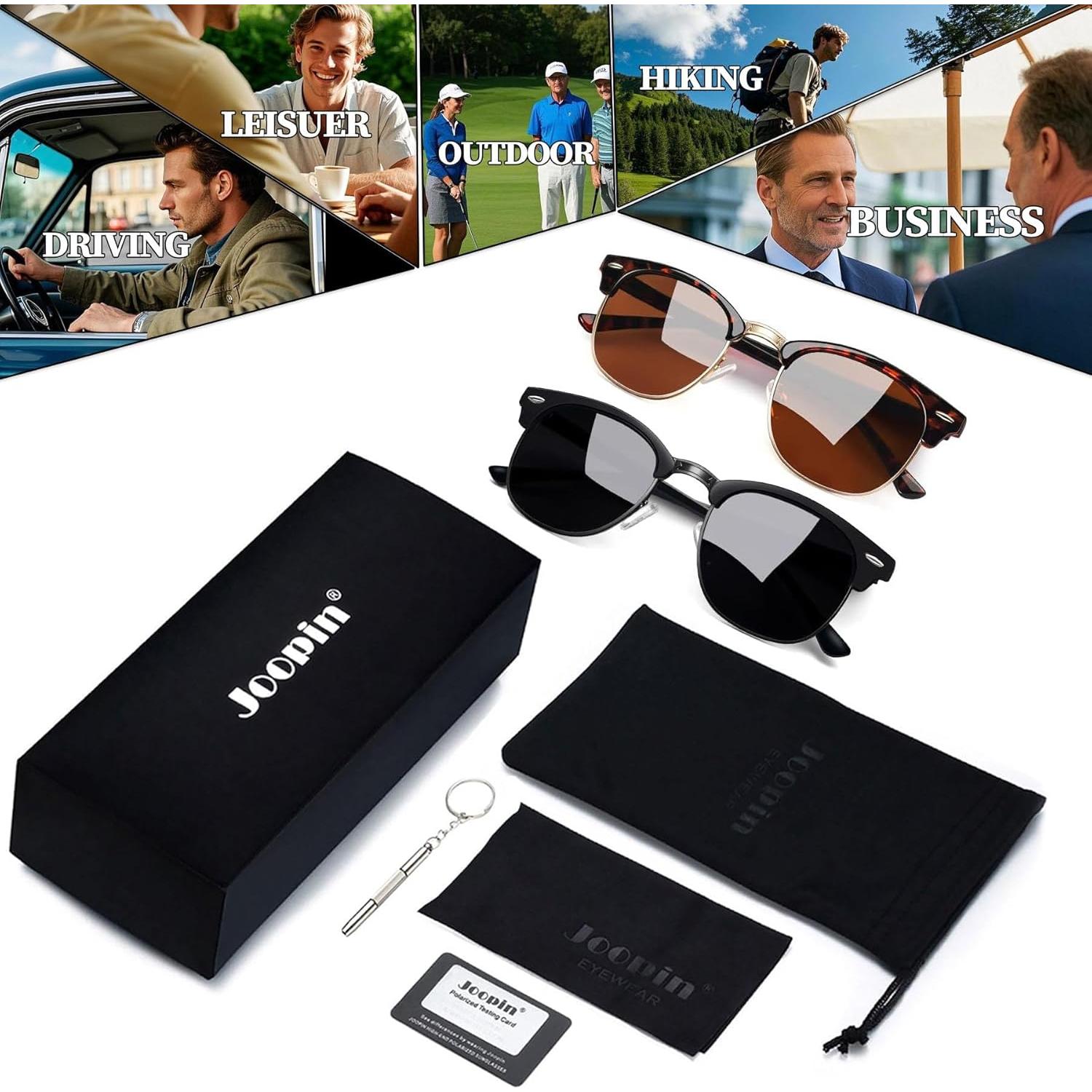 Gafas de sol Joopin polarizadas UV400 unisex 2 colores