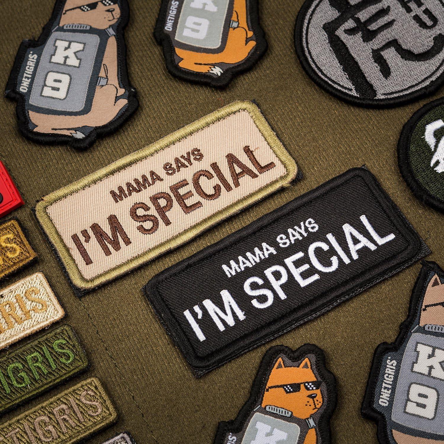 Parche Táctico OneTigris TG-MSTA Bordado 8.89x4.06cm