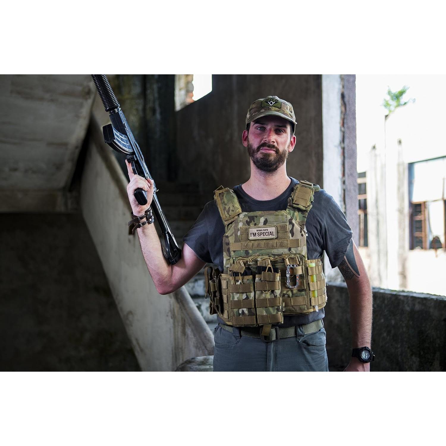 Parche Táctico OneTigris TG-MSTA Bordado 8.89x4.06cm