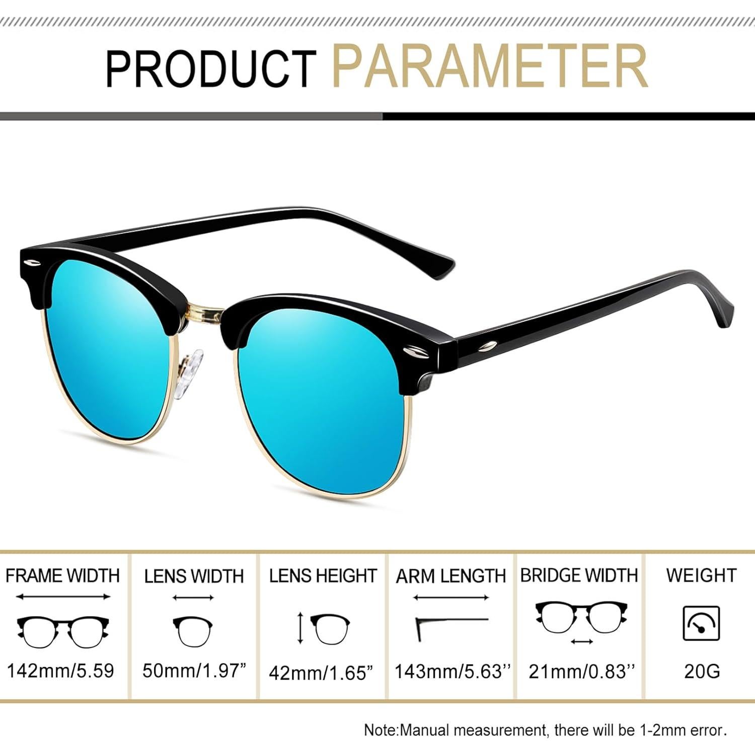 Gafas de sol Joopin unisex polarizadas UV400 estilo retro