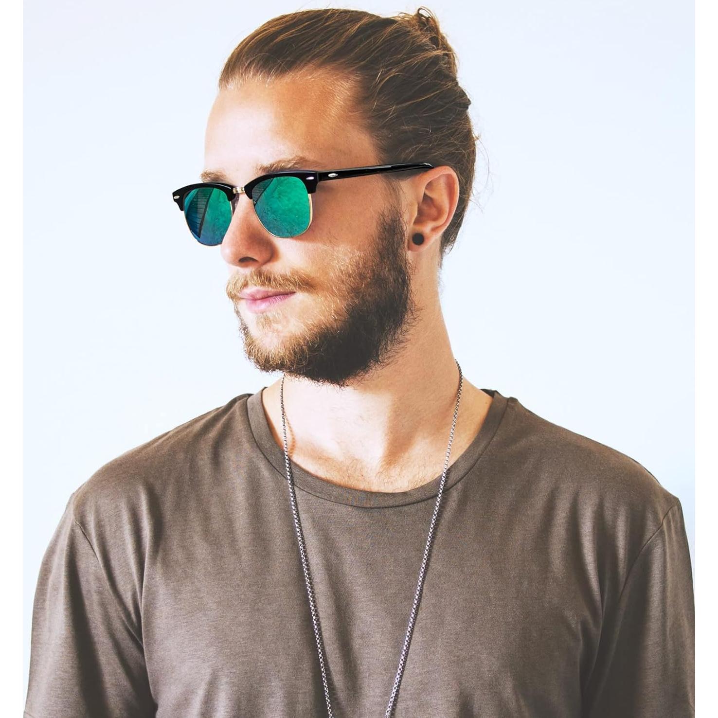 Gafas de sol Joopin semi sin montura UV400 polarizadas