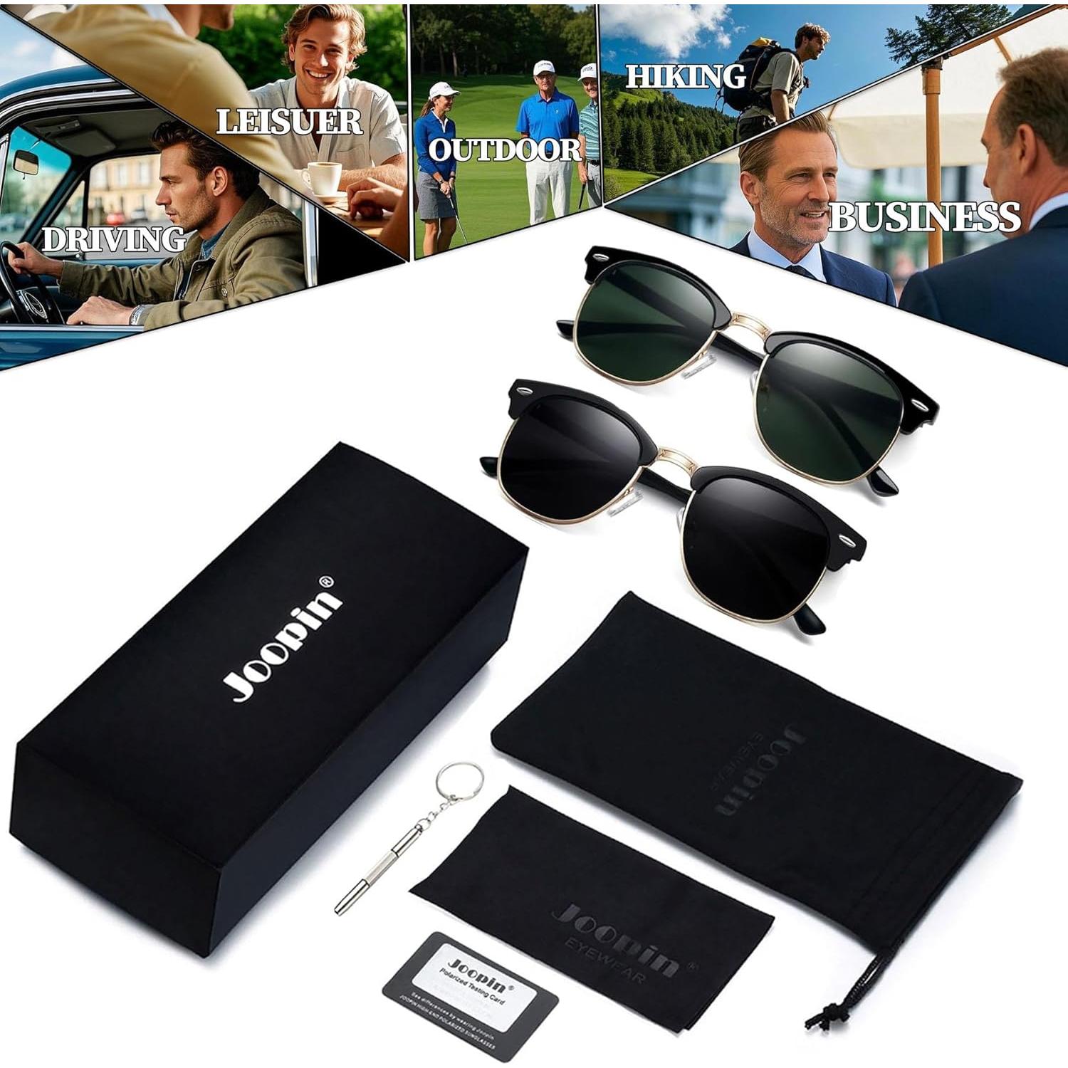 Gafas de sol Joopin H9041 polarizadas UV400 unisex