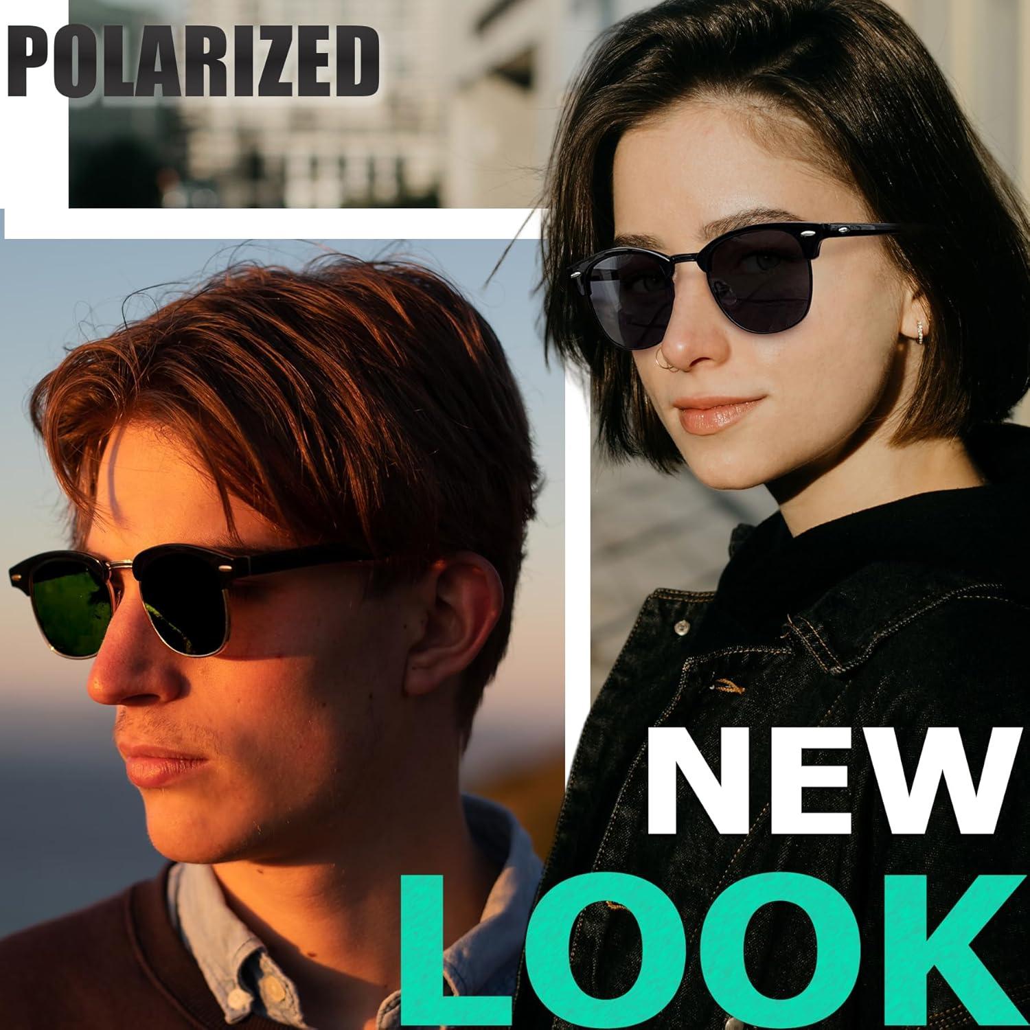 Gafas de sol Joopin polarizadas UV400 unisex medio marco