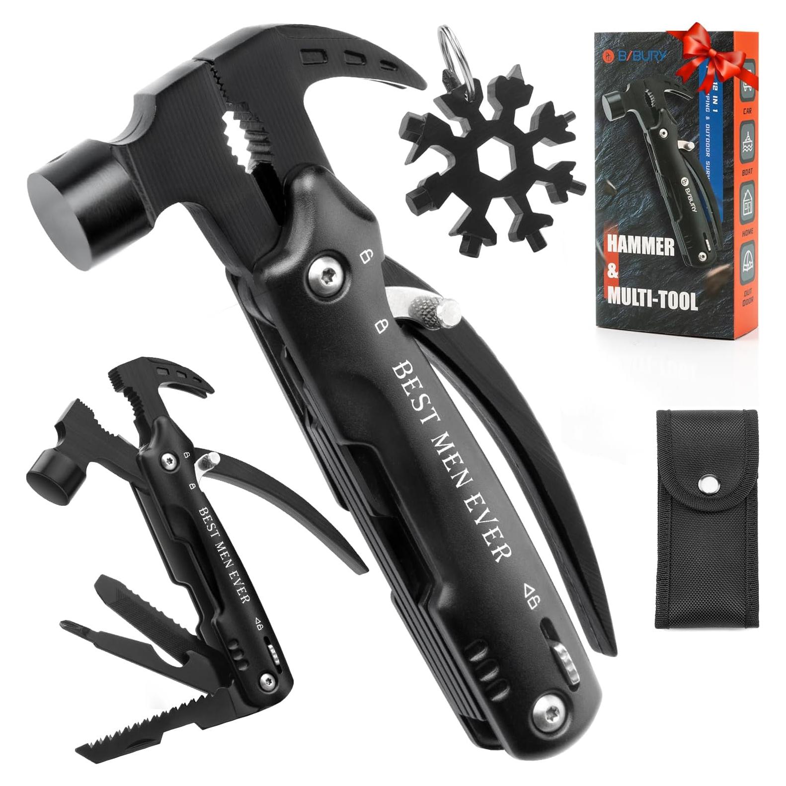 Martillo Multiherramienta 12 en 1 BIBURY con Copo de Nieve