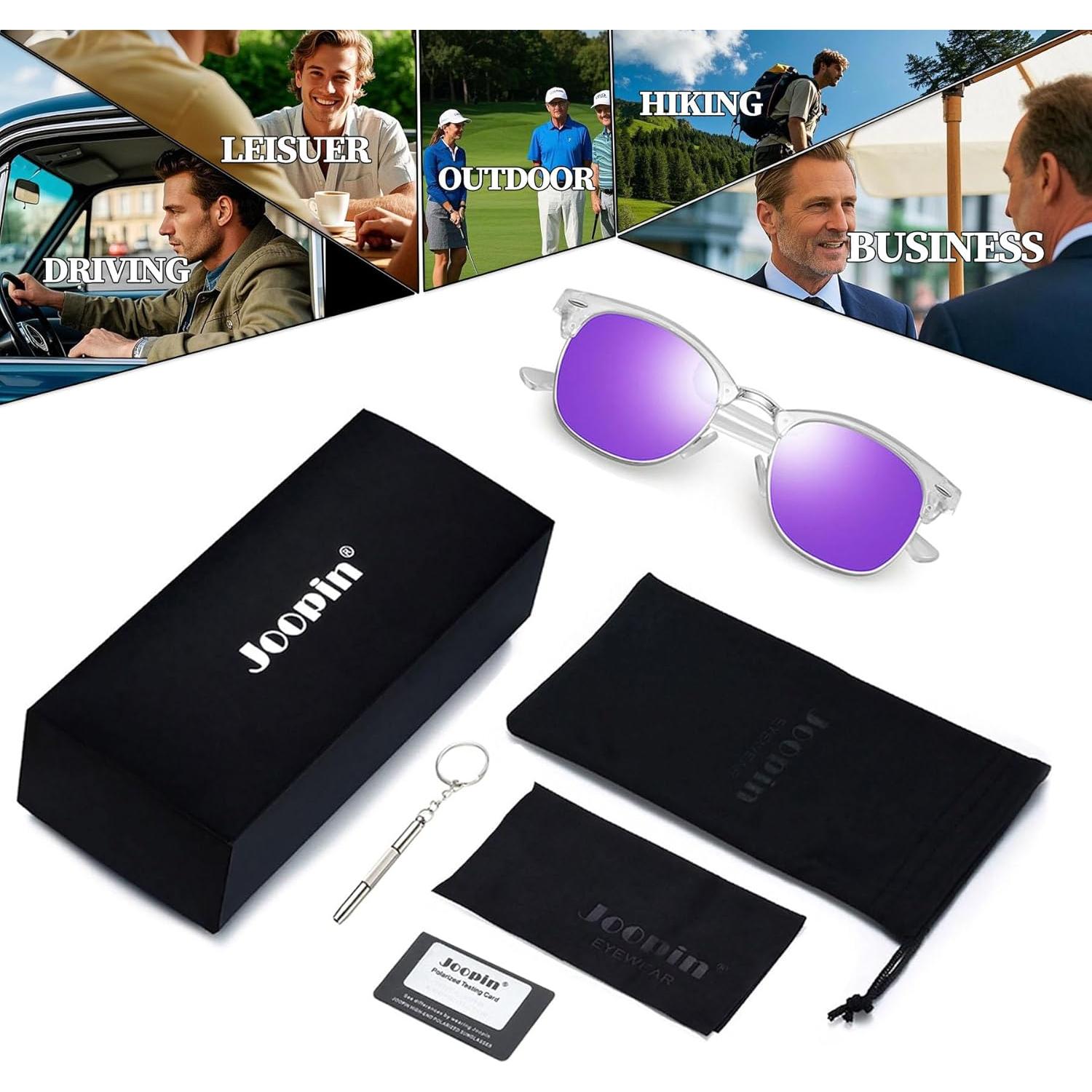 Gafas de sol Joopin H9041 moradas polarizadas UV400